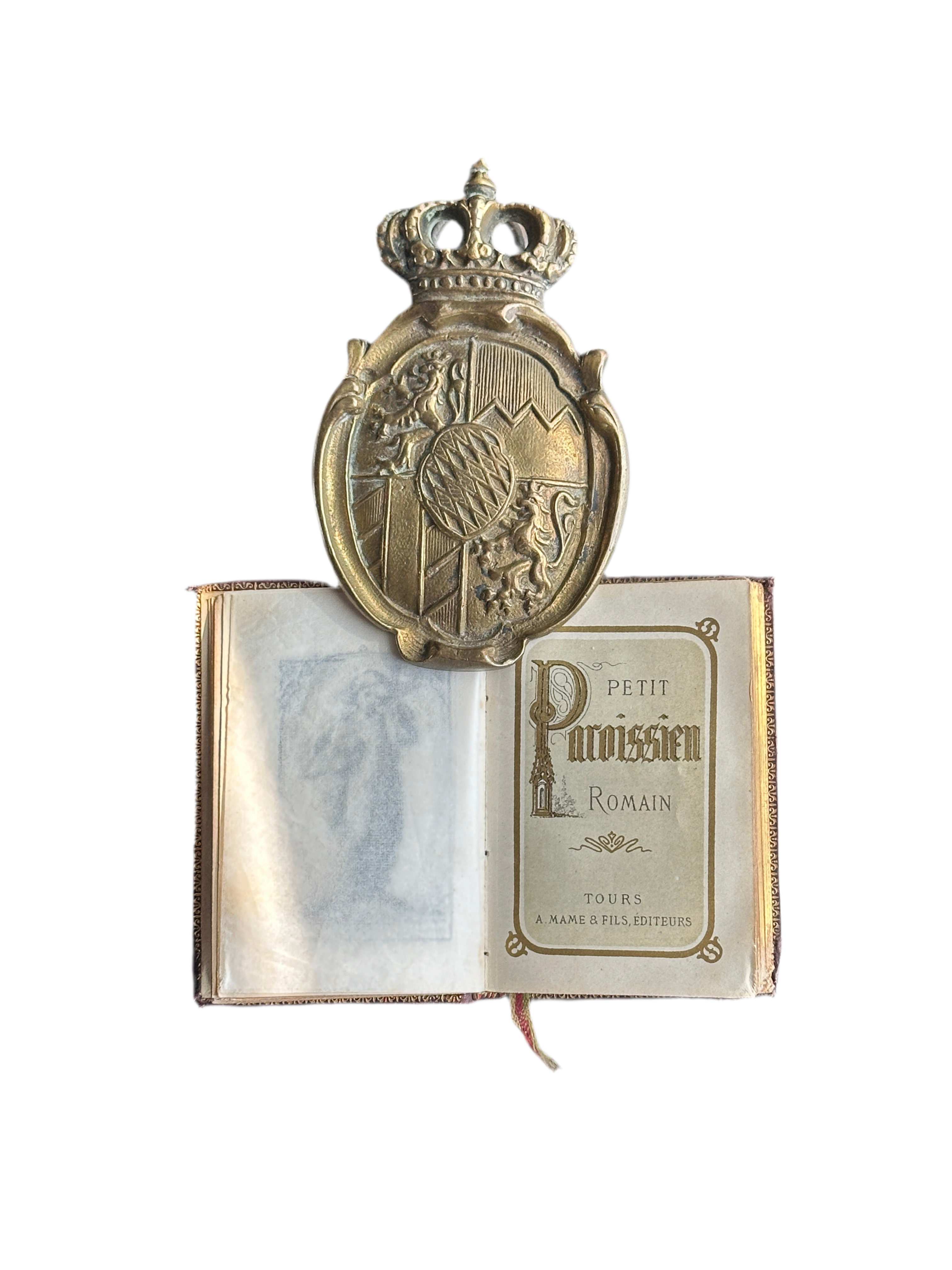 Mini Leather Bound French Missal - 8.21(1)