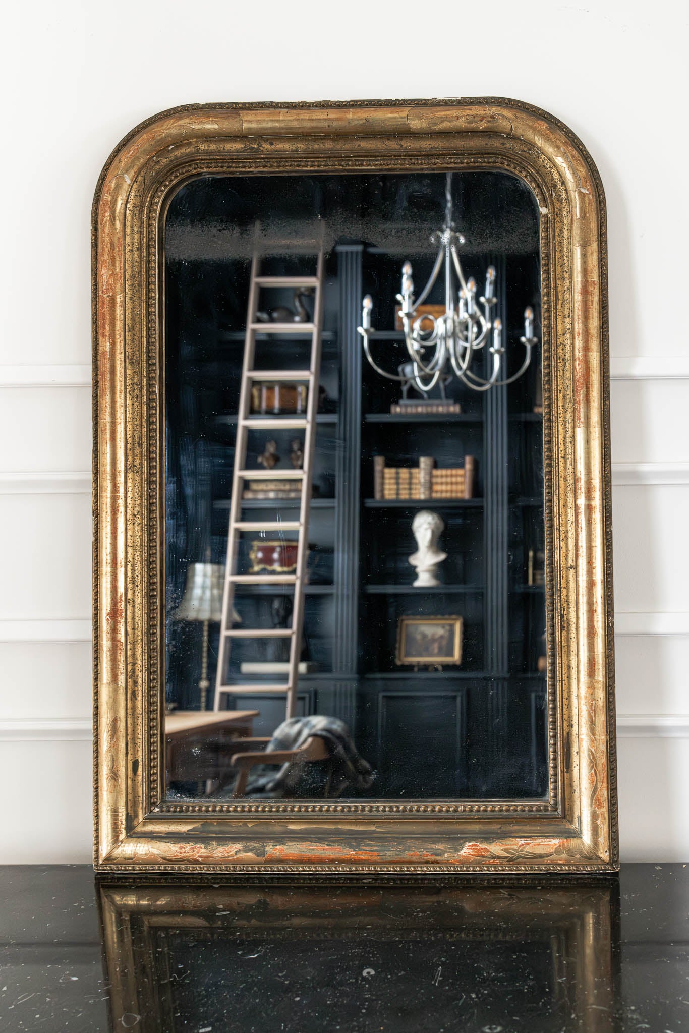 19th Century Louis Philippe Giltwood Mirror