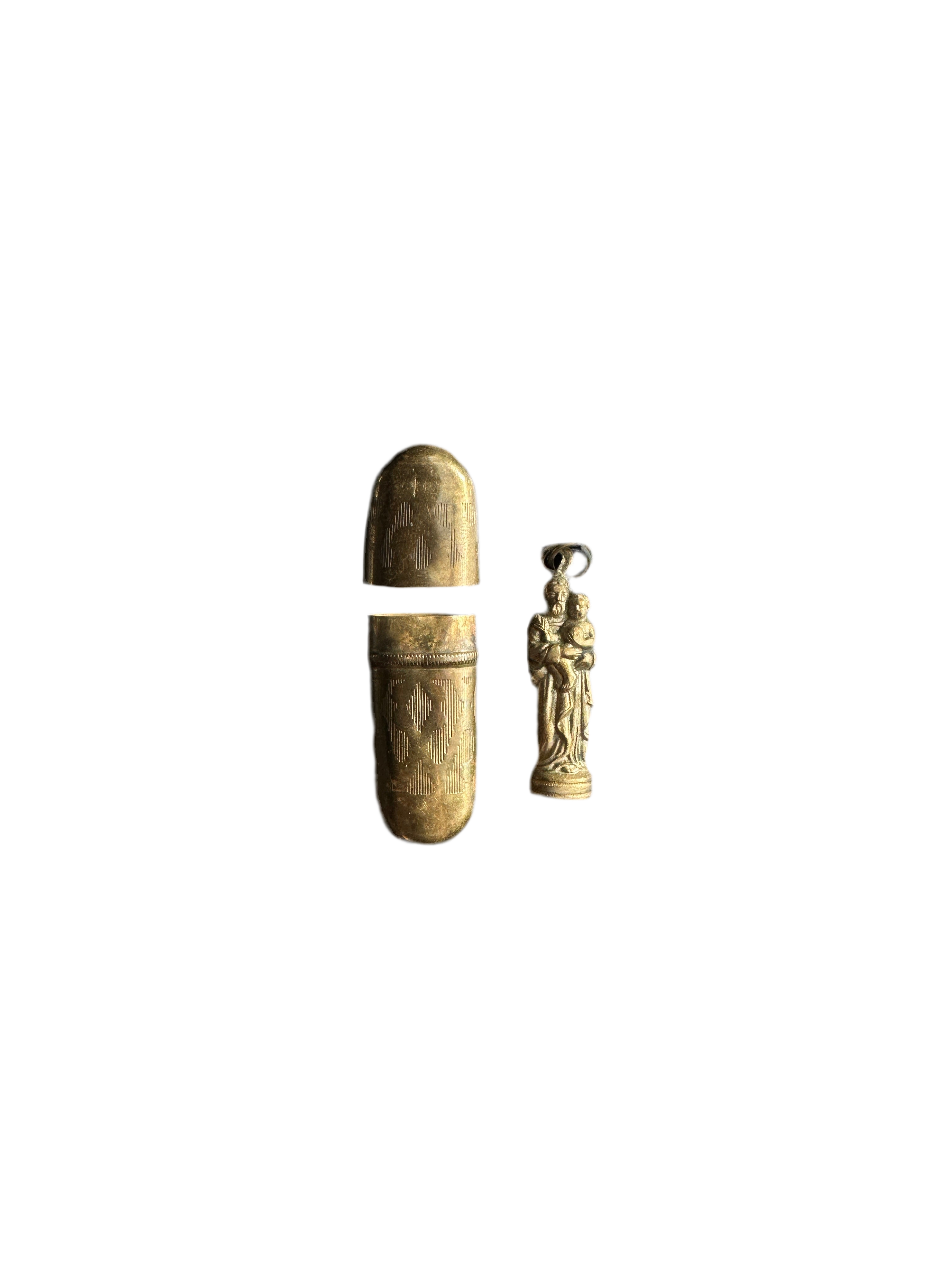 Religious Pendant with Keep Sake Box