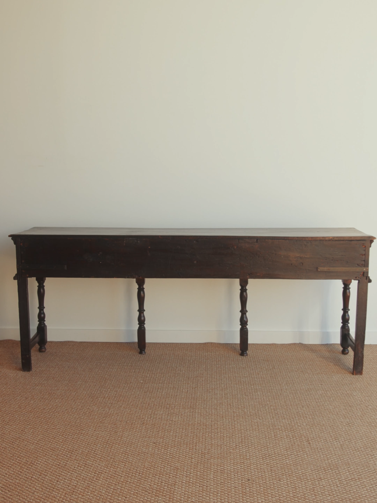 English 19th-Century Jacobean Revival Oak Console Table