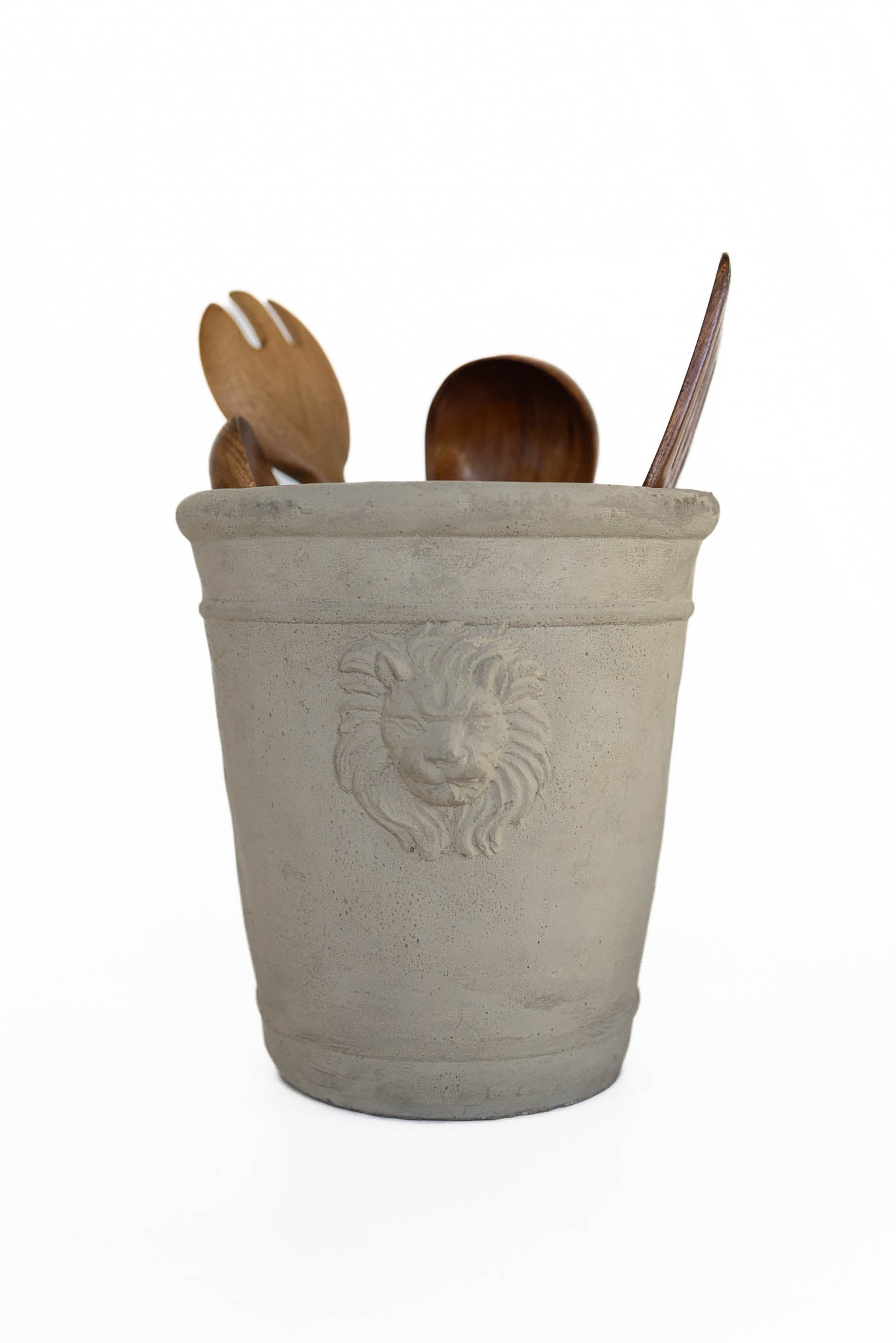 Large Concrete Lion Planter