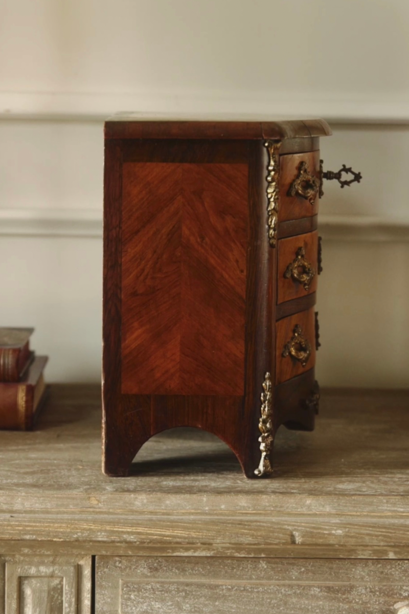 19th Century French Inlaid Salesman Sample Commode