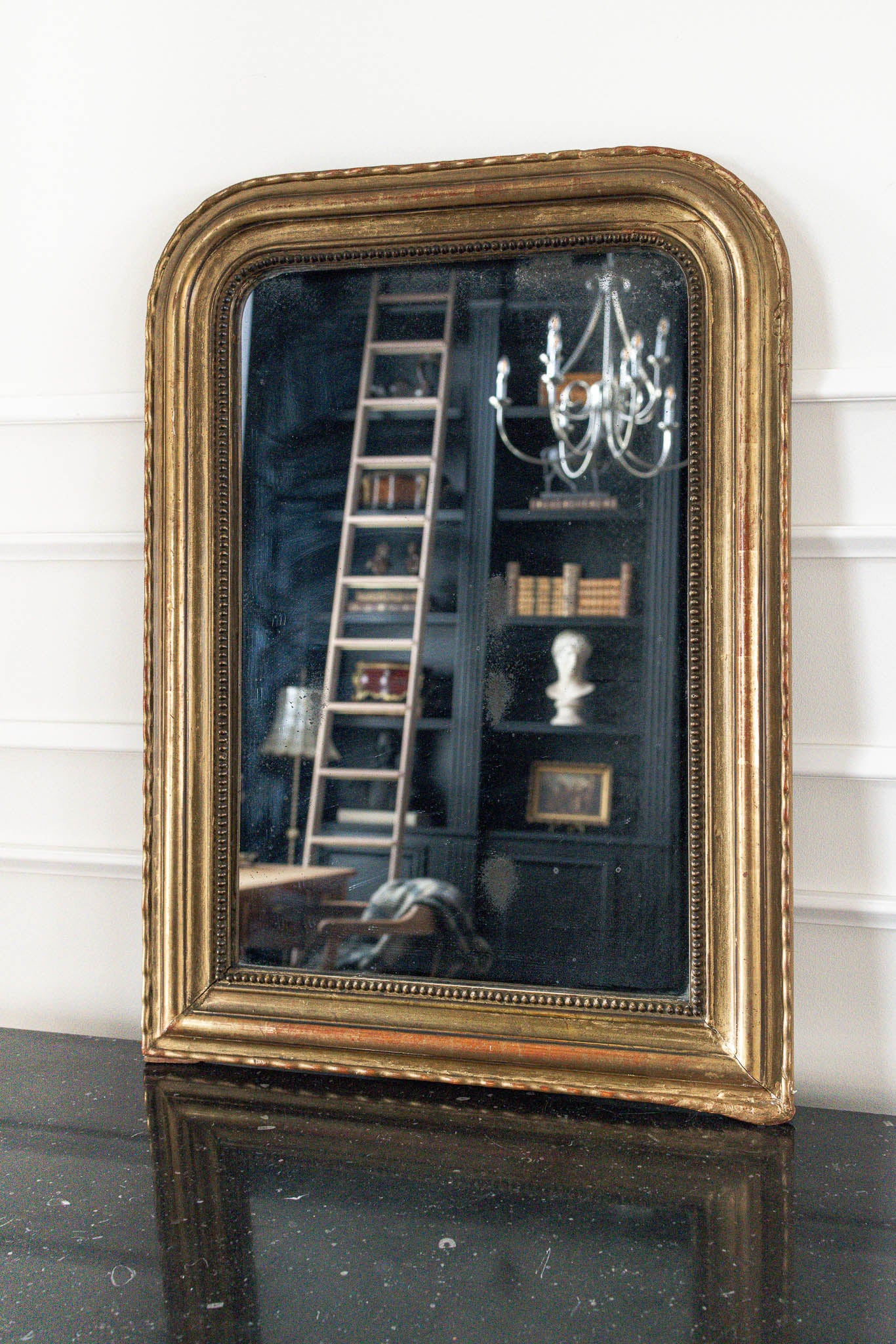 19th Century Louis Philippe Giltwood Mirror