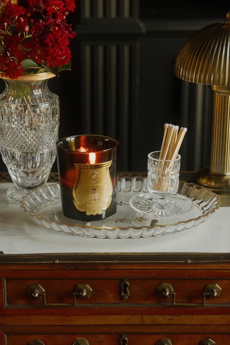 19th C. Hand Painted Vanity Tray
