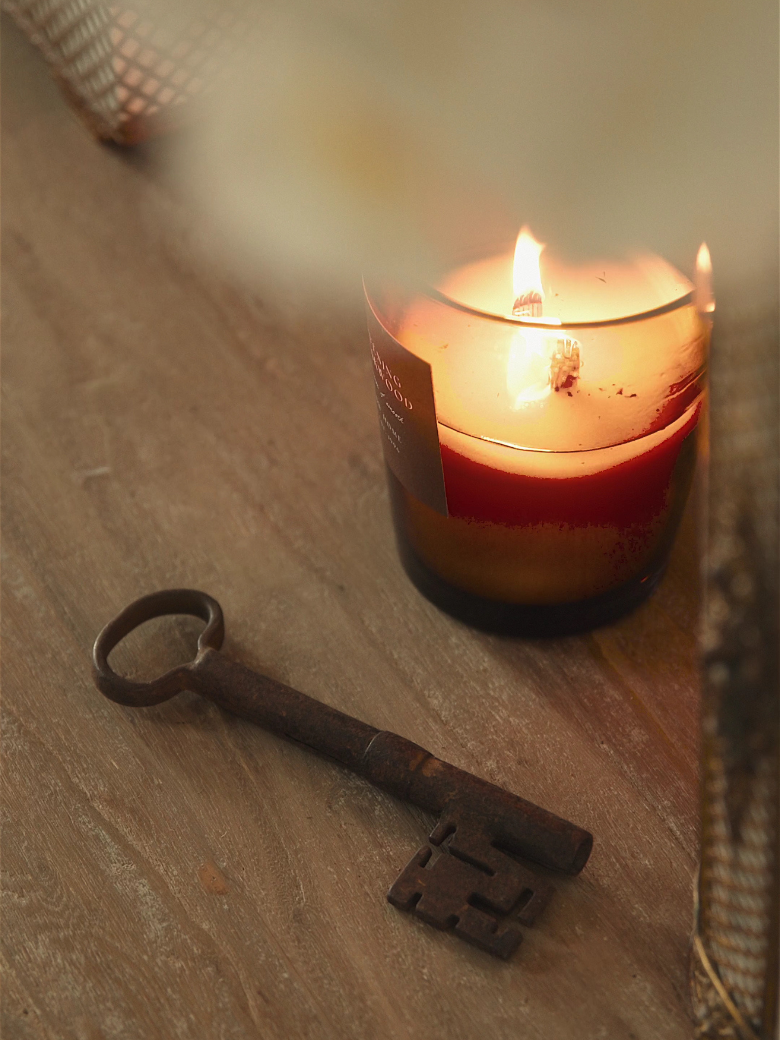 Antique Wrought Iron Skeleton Key