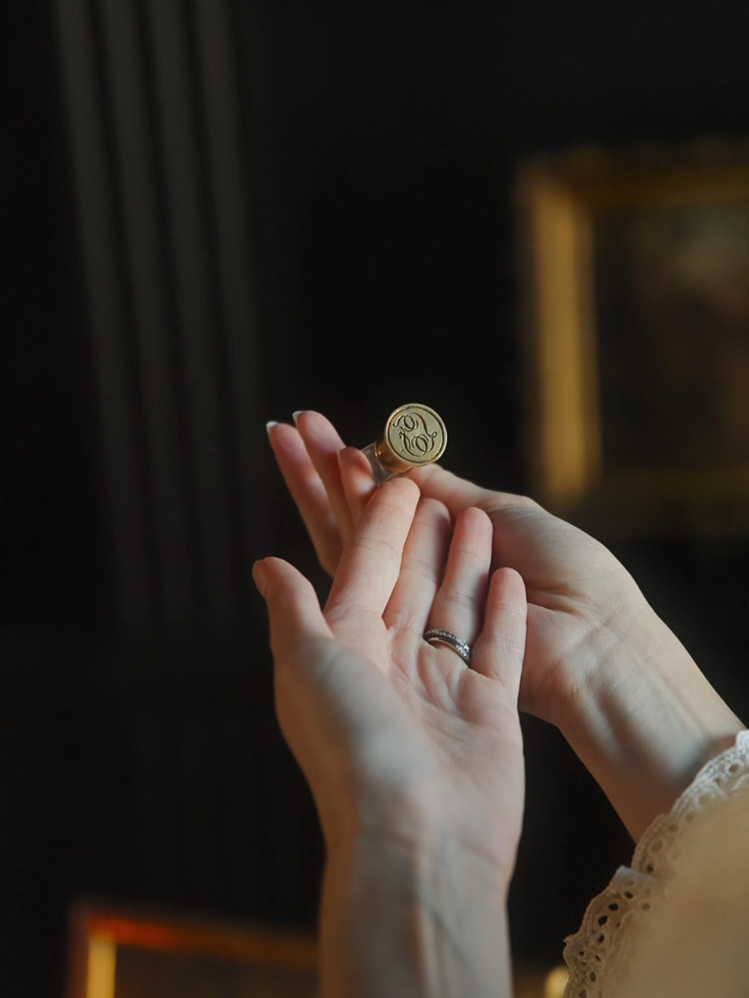 Elegant Glass-Handled Wax Seal Stamp