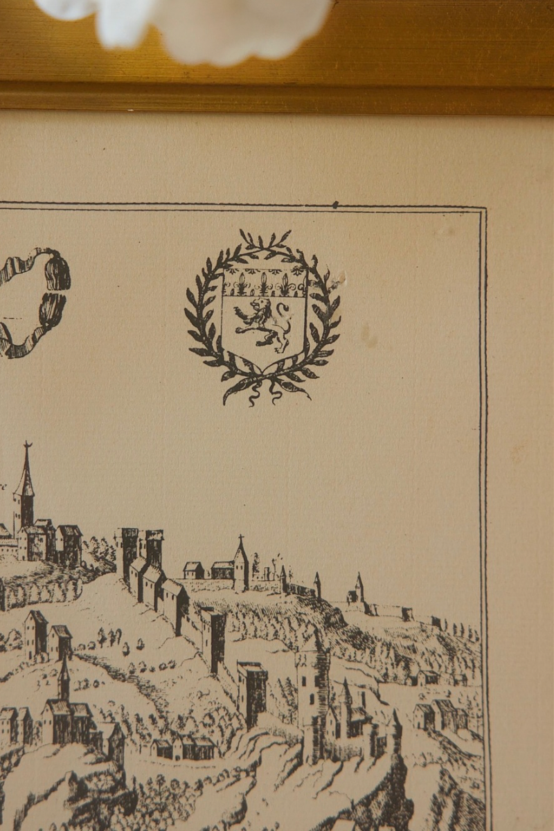 Late 17th–Early 18th Century French Engraved View of Lyon (“Lion”), Published by Pierre Giffart