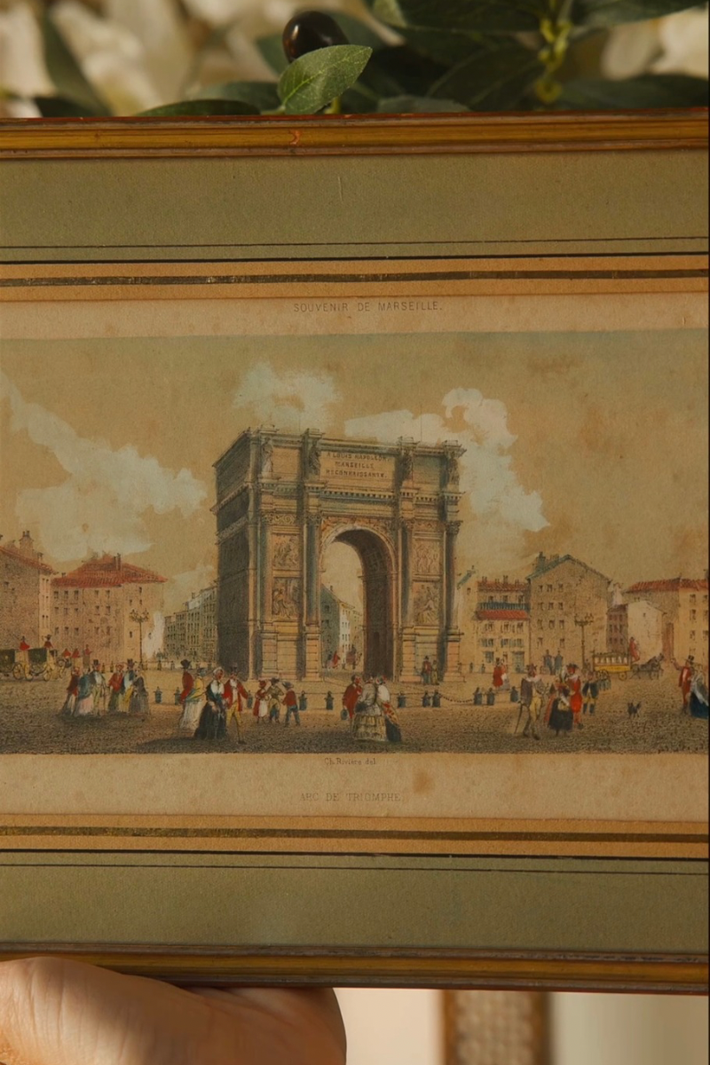 20th Century French Architectural Engraving of the Arc De Triomph