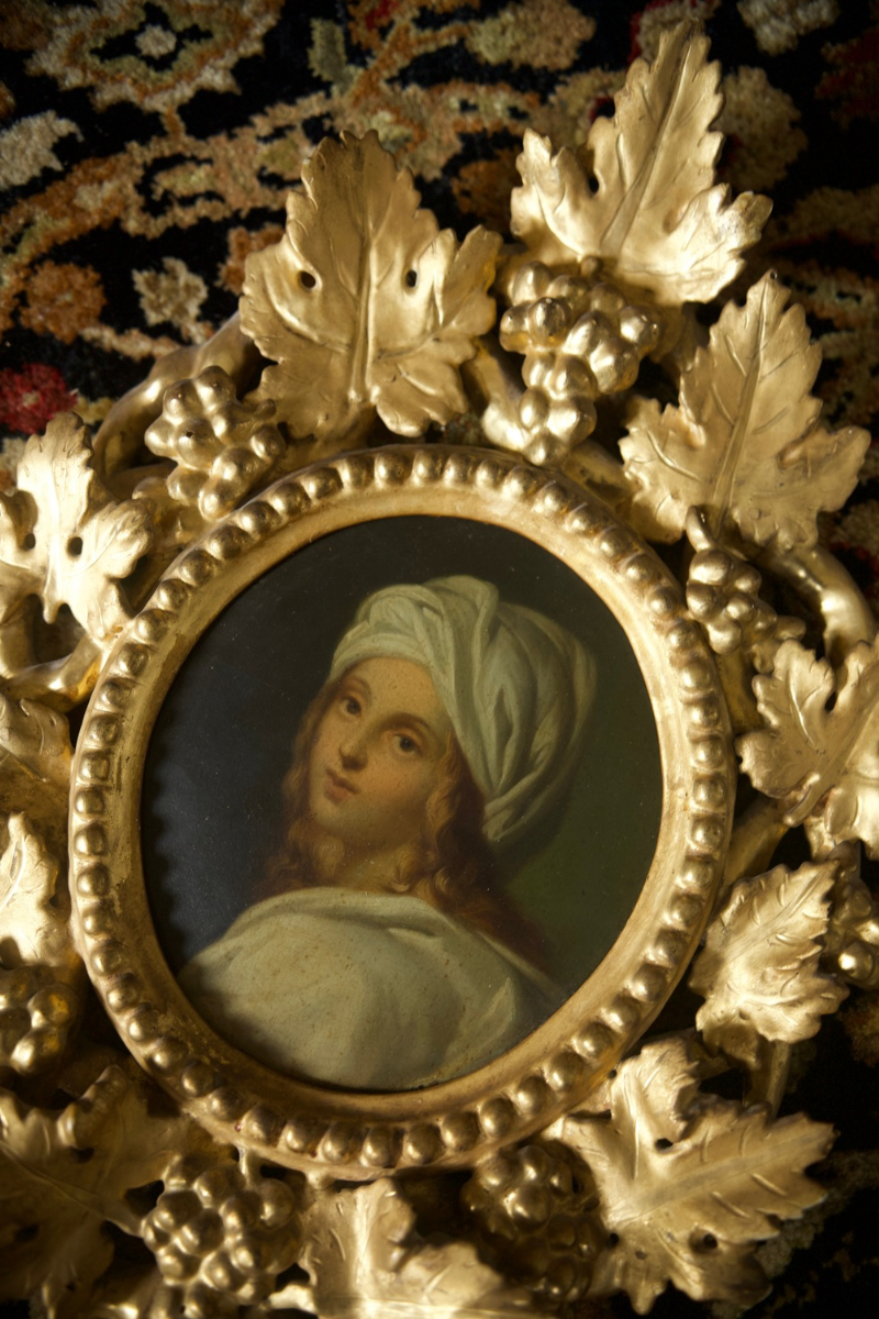 Pair of 19th-Century Portrait Paintings of Rubens & Beatrice Cenci