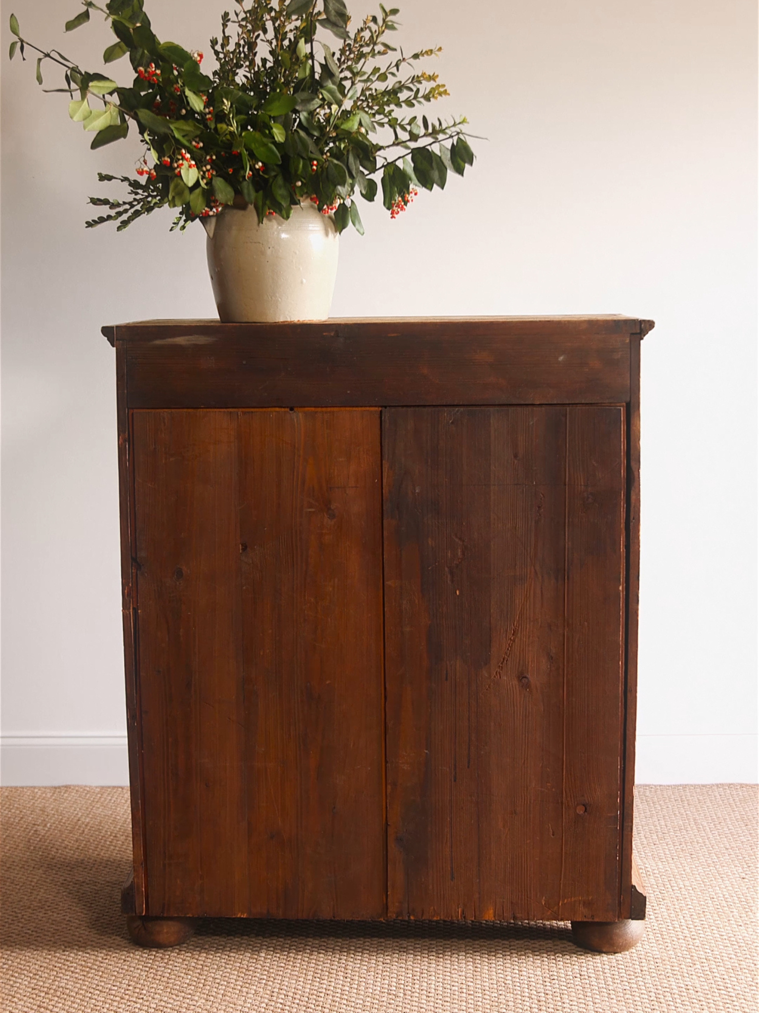 19th Century French Carved Oak Cabinet
