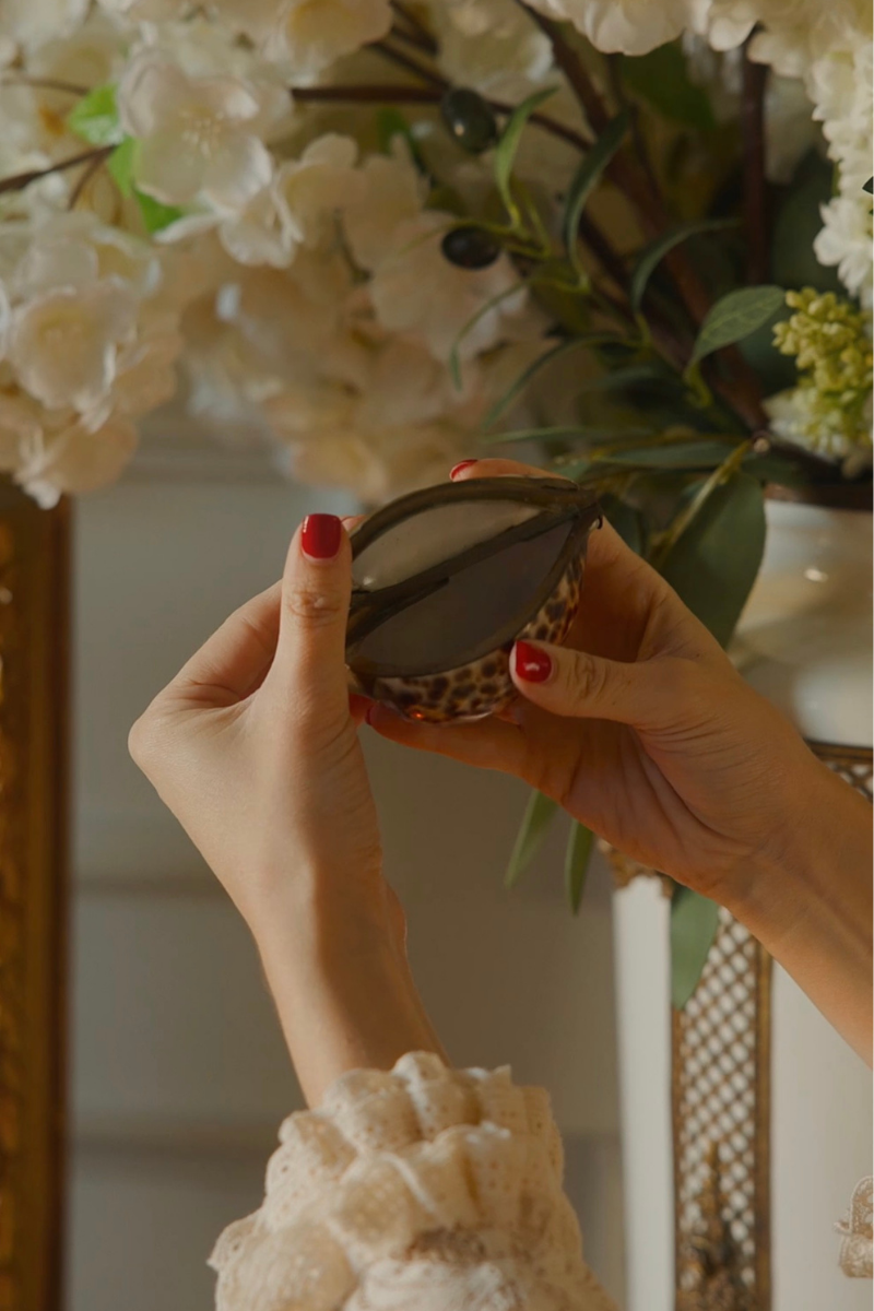 Inscribed Tiger Cowrie Shell Keepsake Box