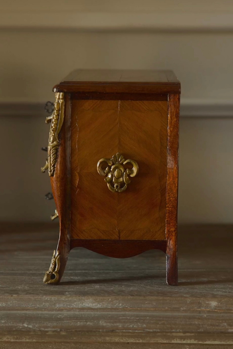 19th-Century French Louis XV-Style Miniature Commode Salesman Sample