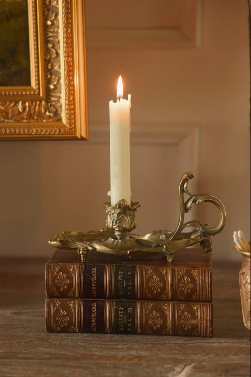 19th Century French Rococo Chamber-stick