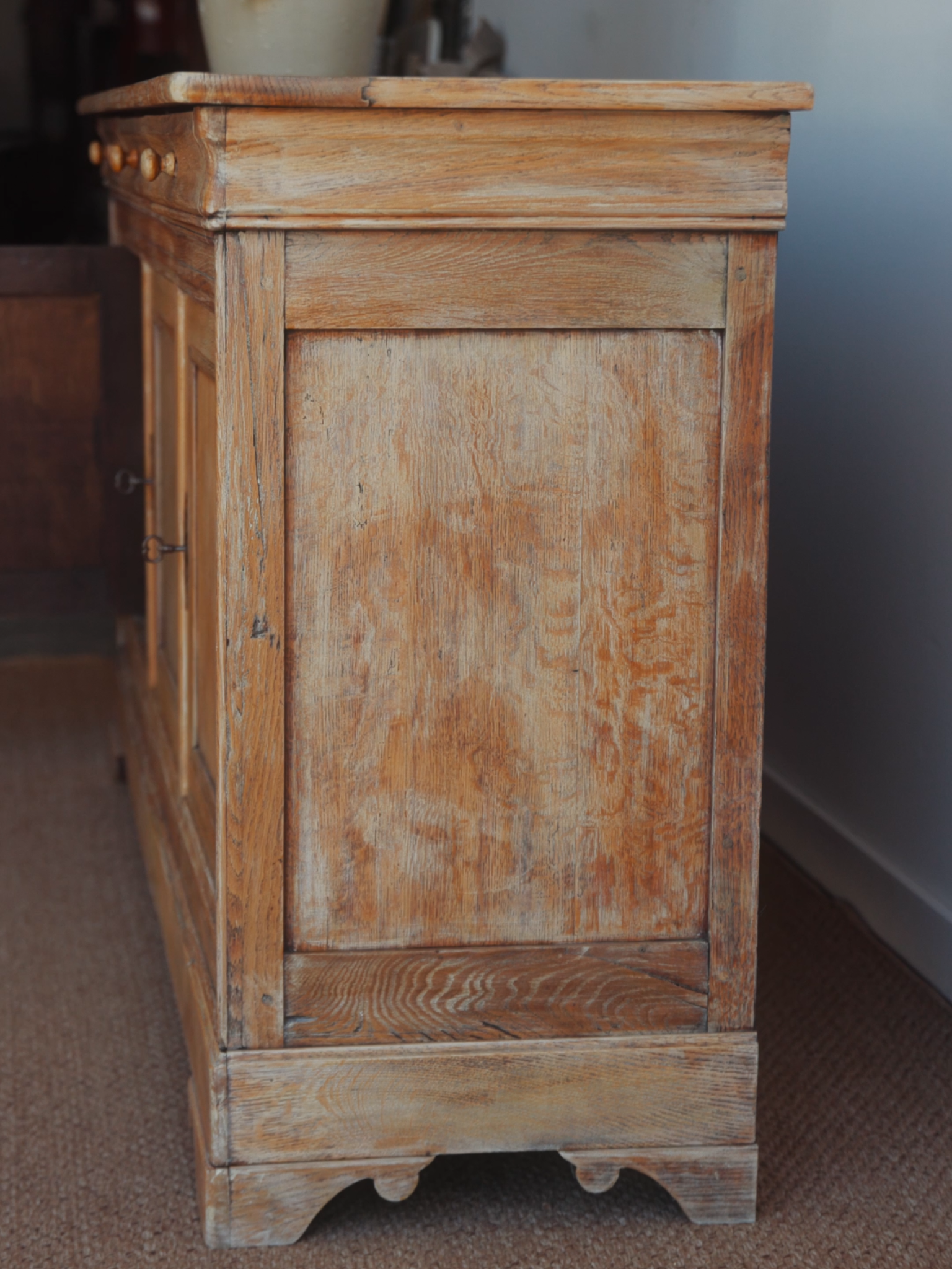 19th Century French Louis Philippe Bleached Sideboard