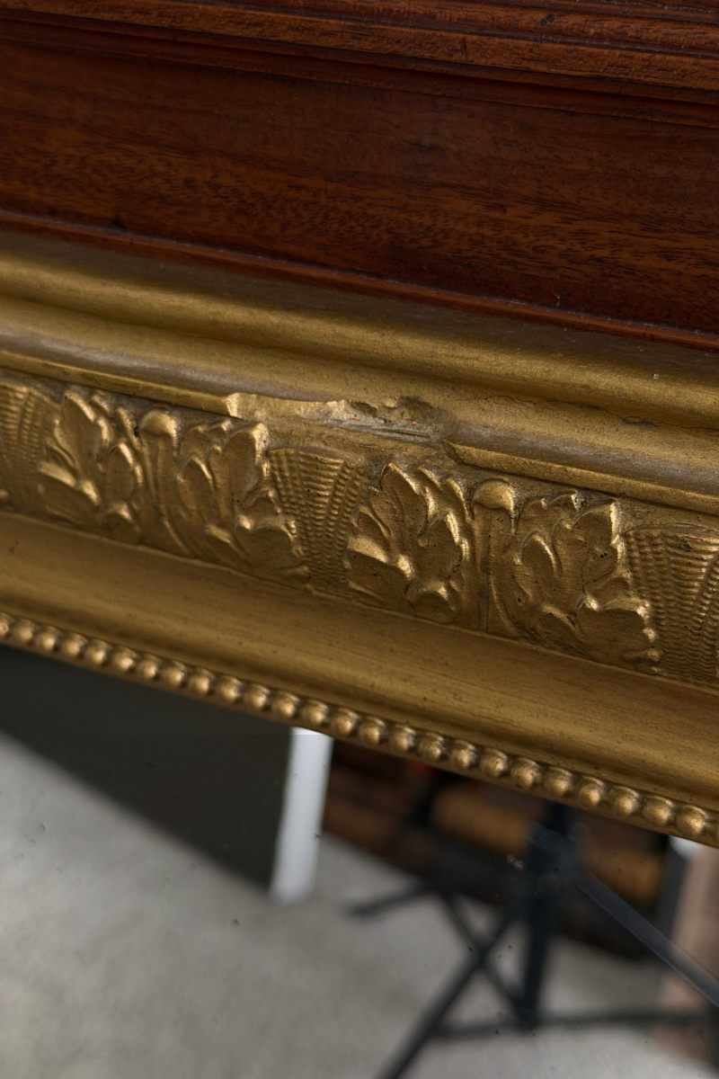 19th Century French Louis Philippe Giltwood Mirror