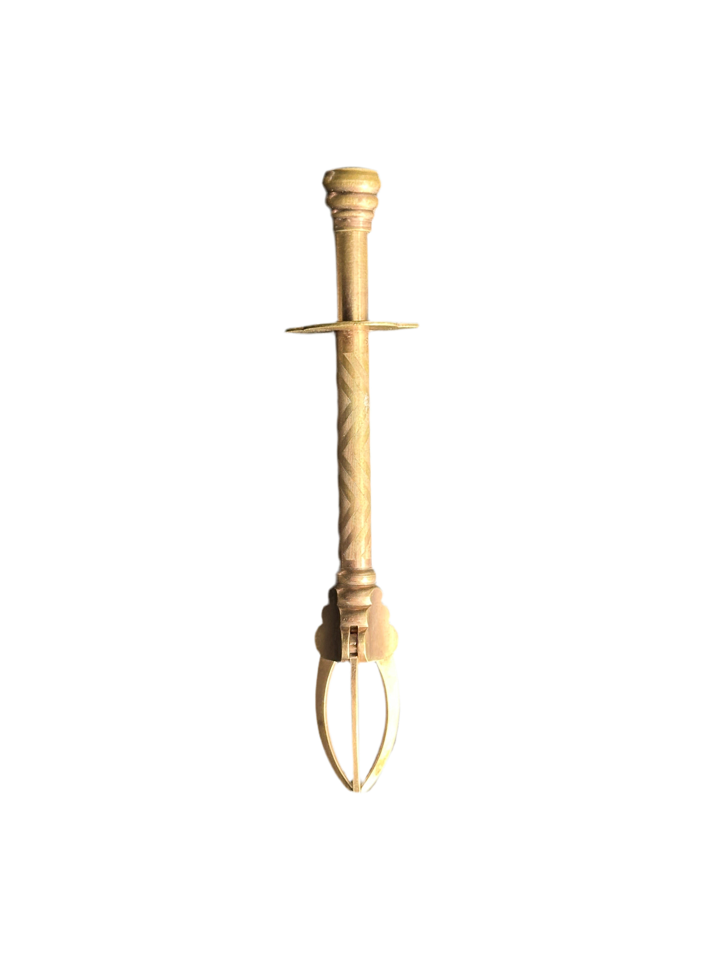 French Gold Plated Sugar Tongs