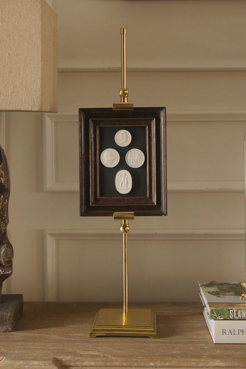 Mythological Intaglio Medallions, Framed Study