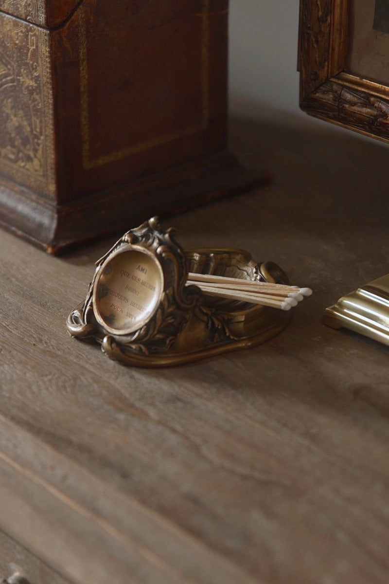 French Rococo Revival Bronze Vide-Poche or Calling Card Dish, Late 19th Century
