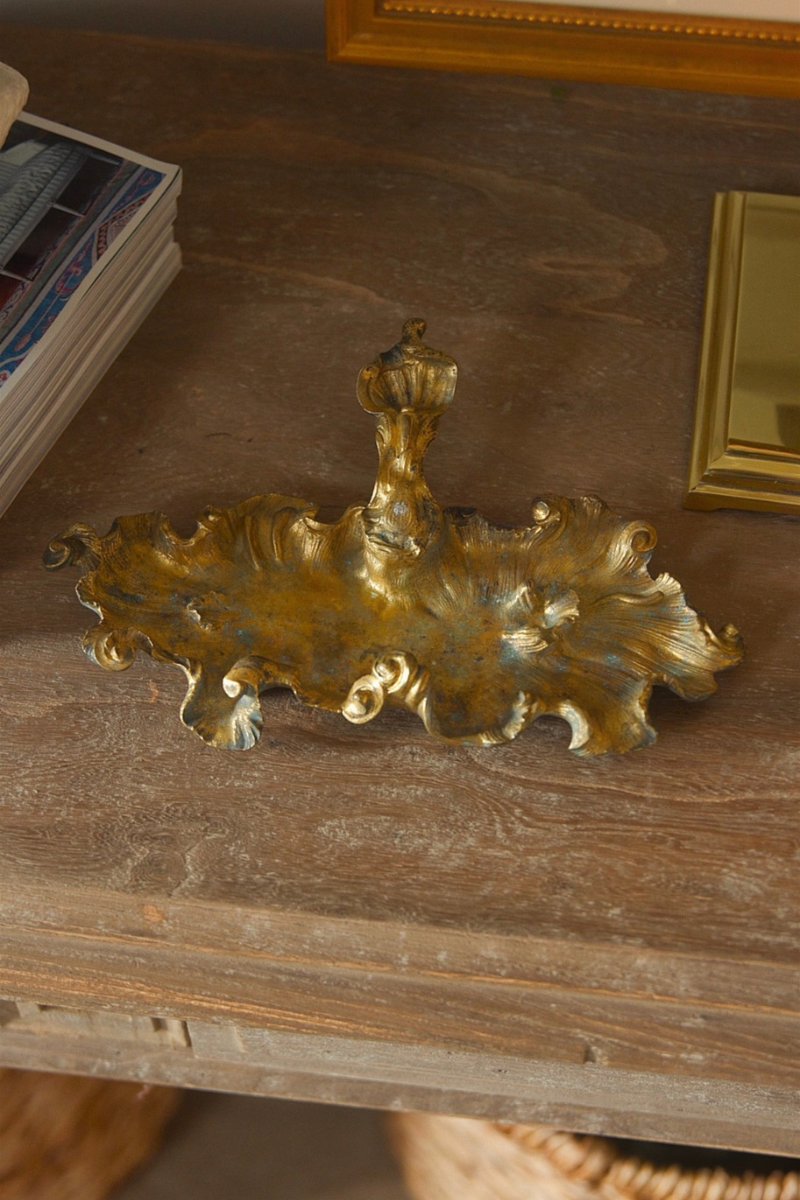 19th Century French Rococo Style Gilt Bronze Decorative Tray