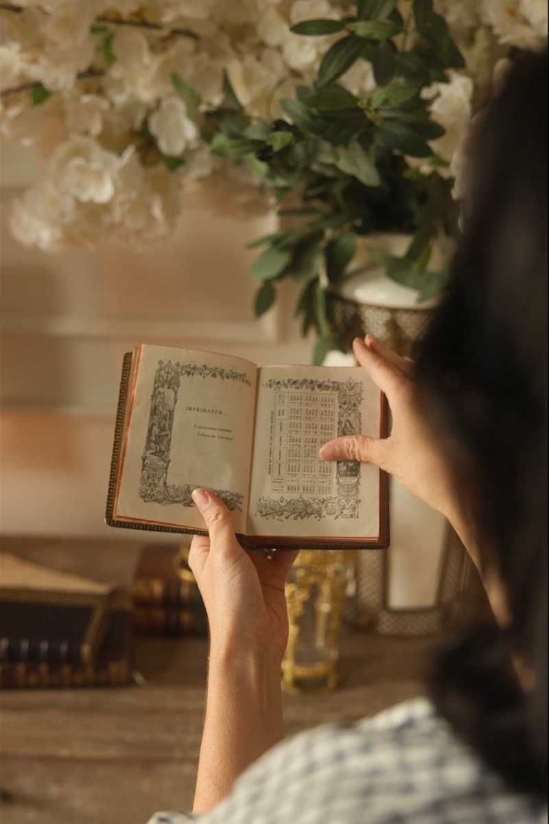 19th C. Leather Bound French Missal