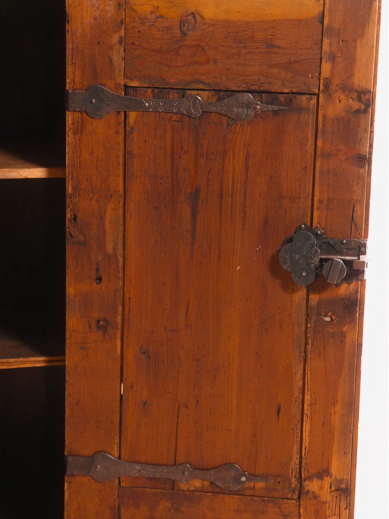 19th Century French Carved Oak Cabinet