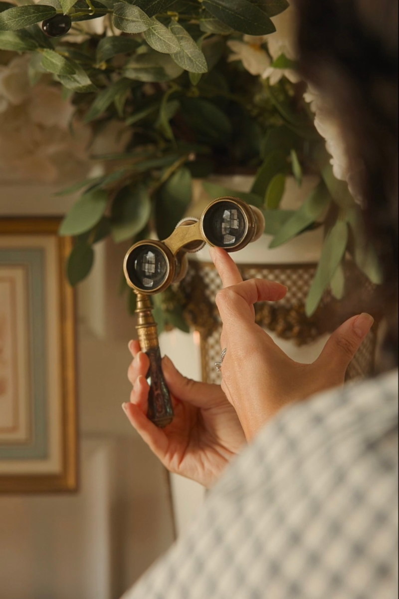 19th C. French Abalone Opera Glasses