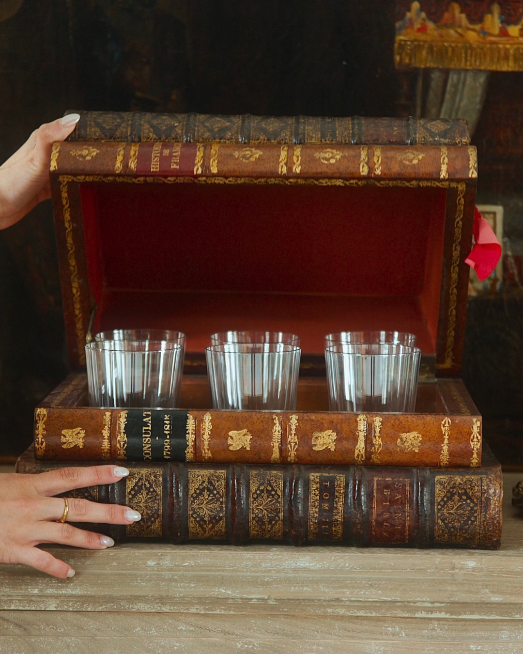 Antique Baccarat Highball Book Tantilus