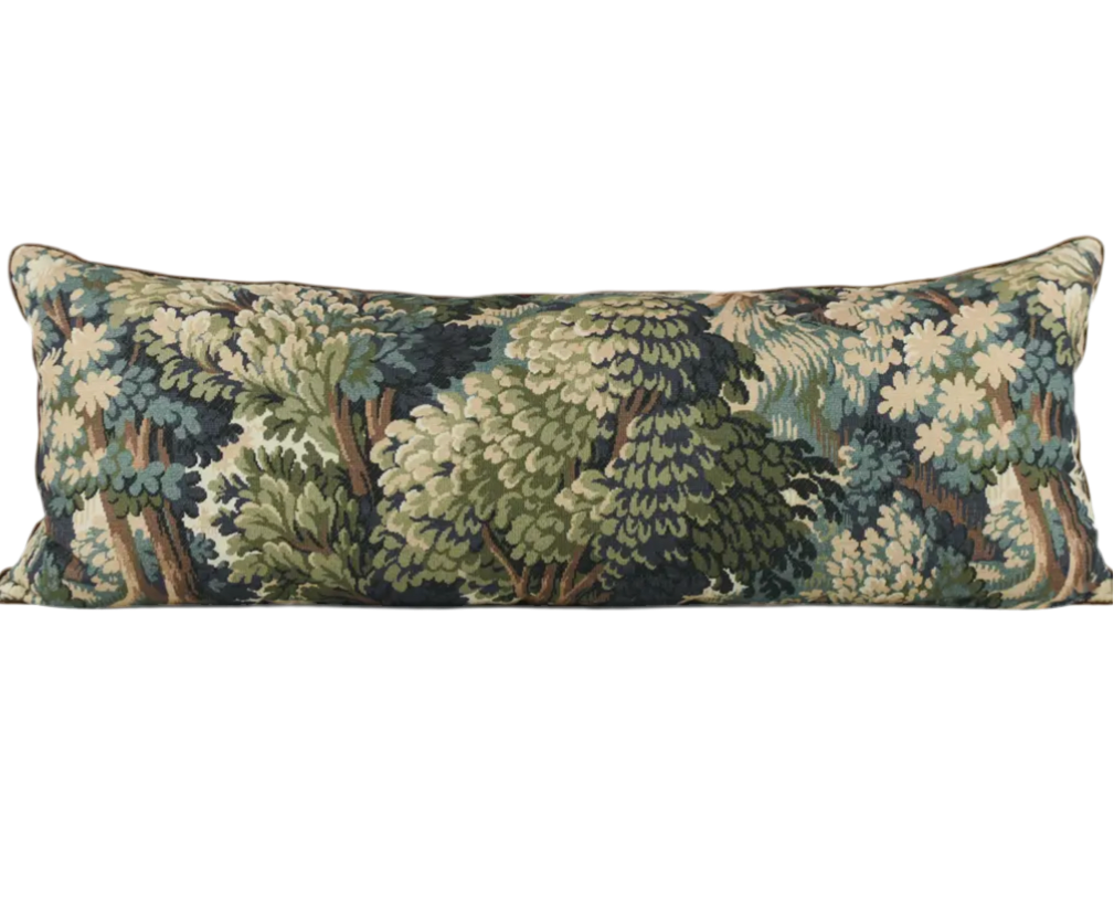 Forrest Tapestry Zipper Pillow Case 14x48