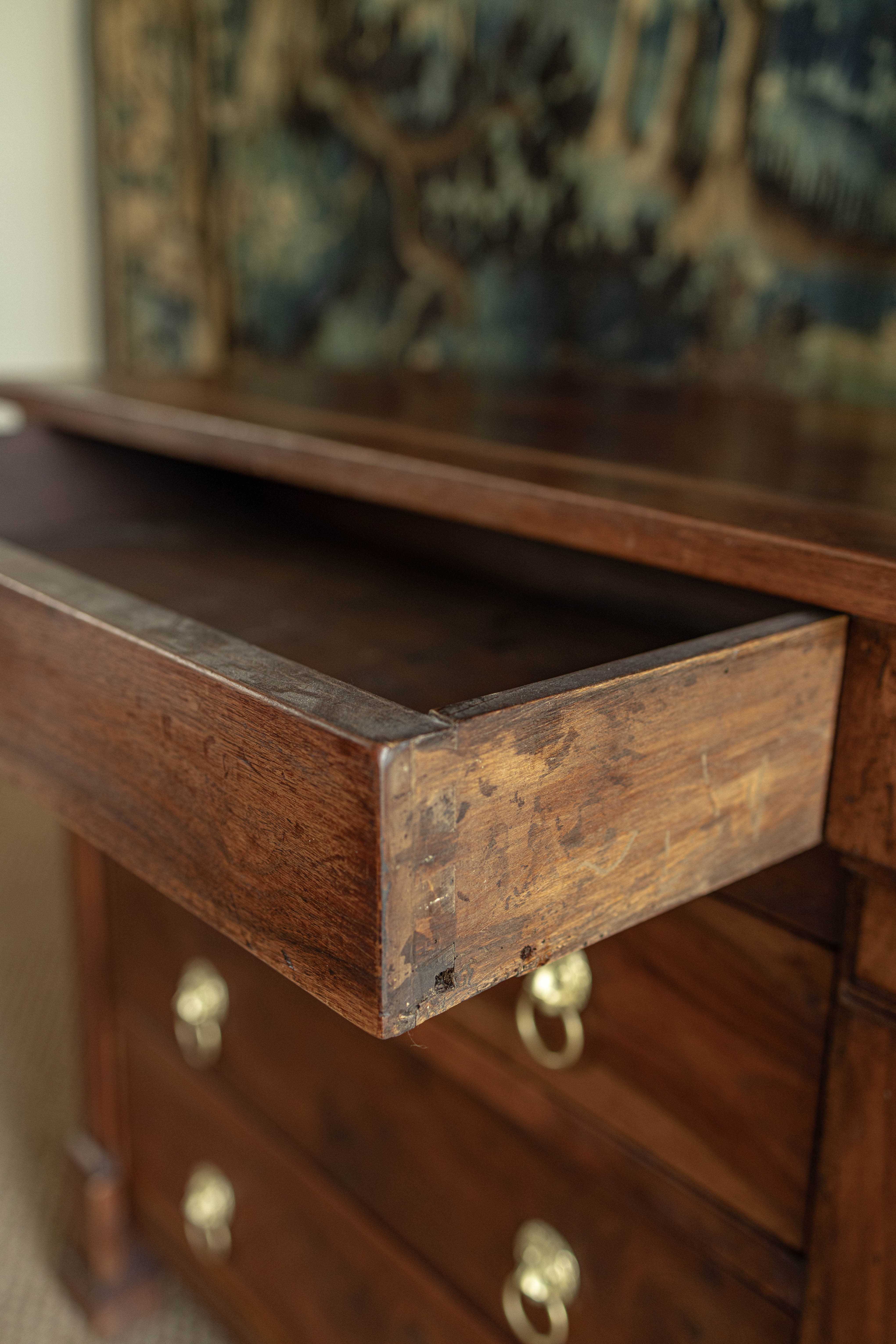 20th Century Lion Head Handled Petit Commode