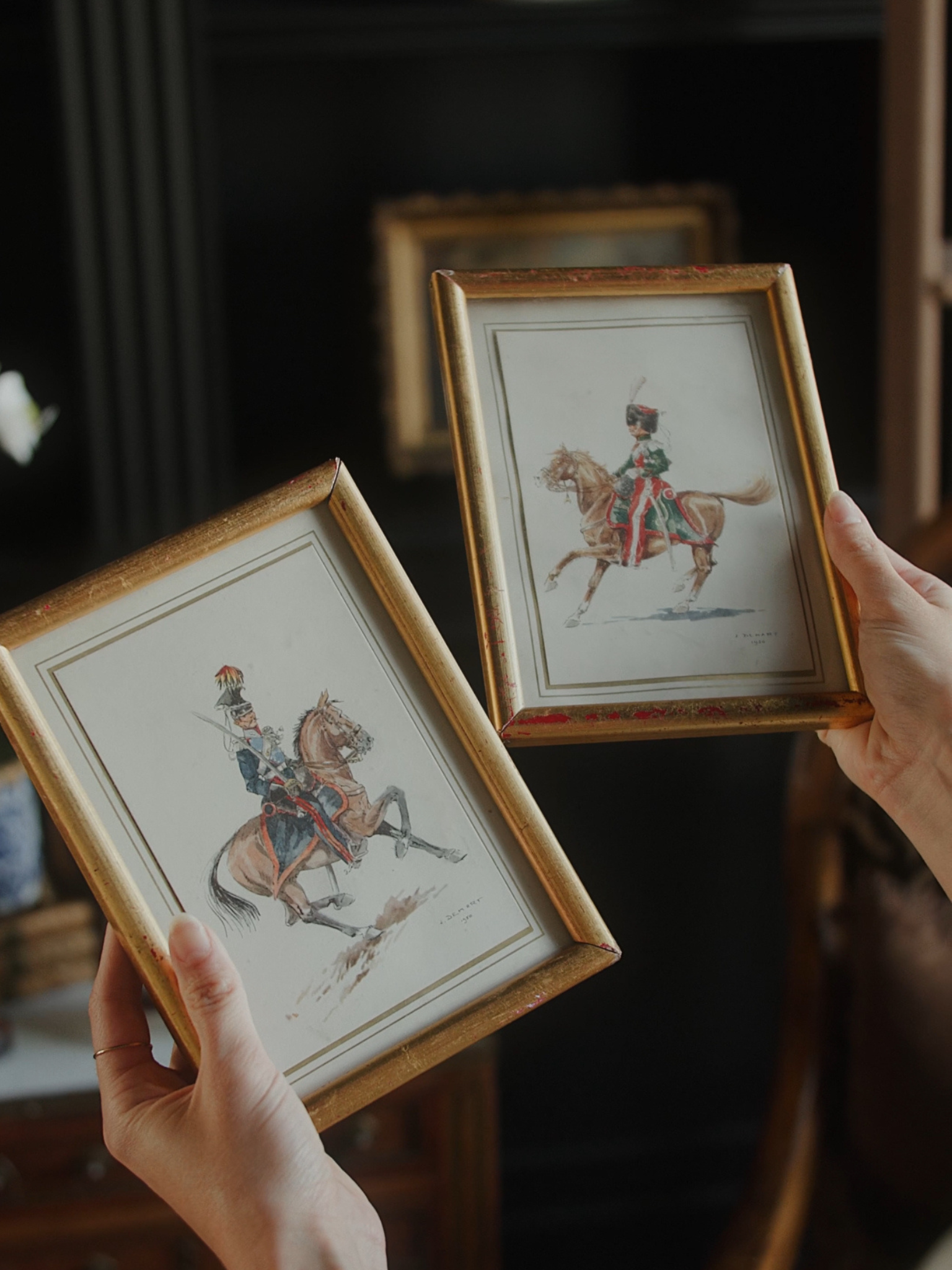 Pair of Military Watercolors - 1912