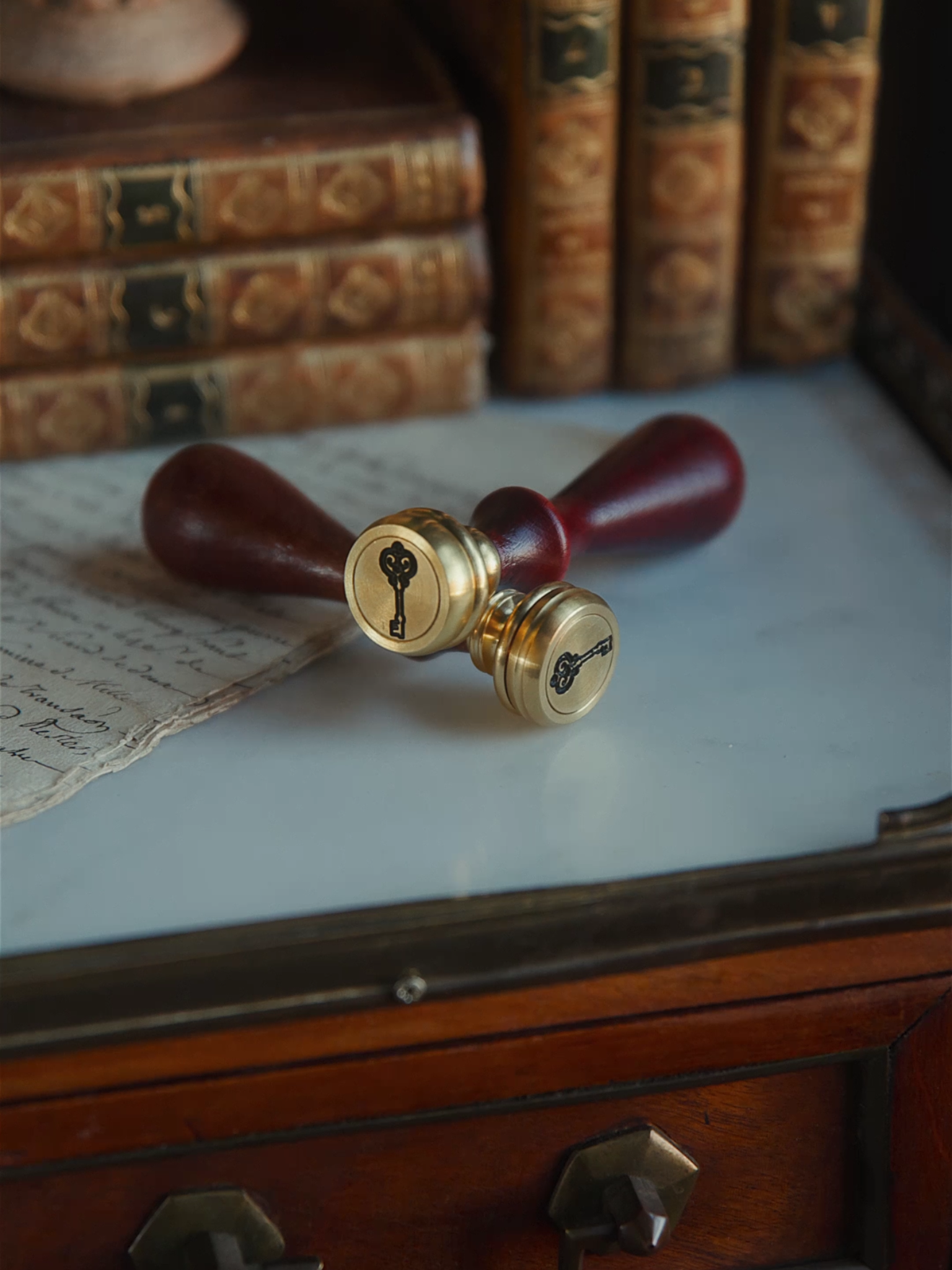 Skeleton Key Wax Seal Stamp