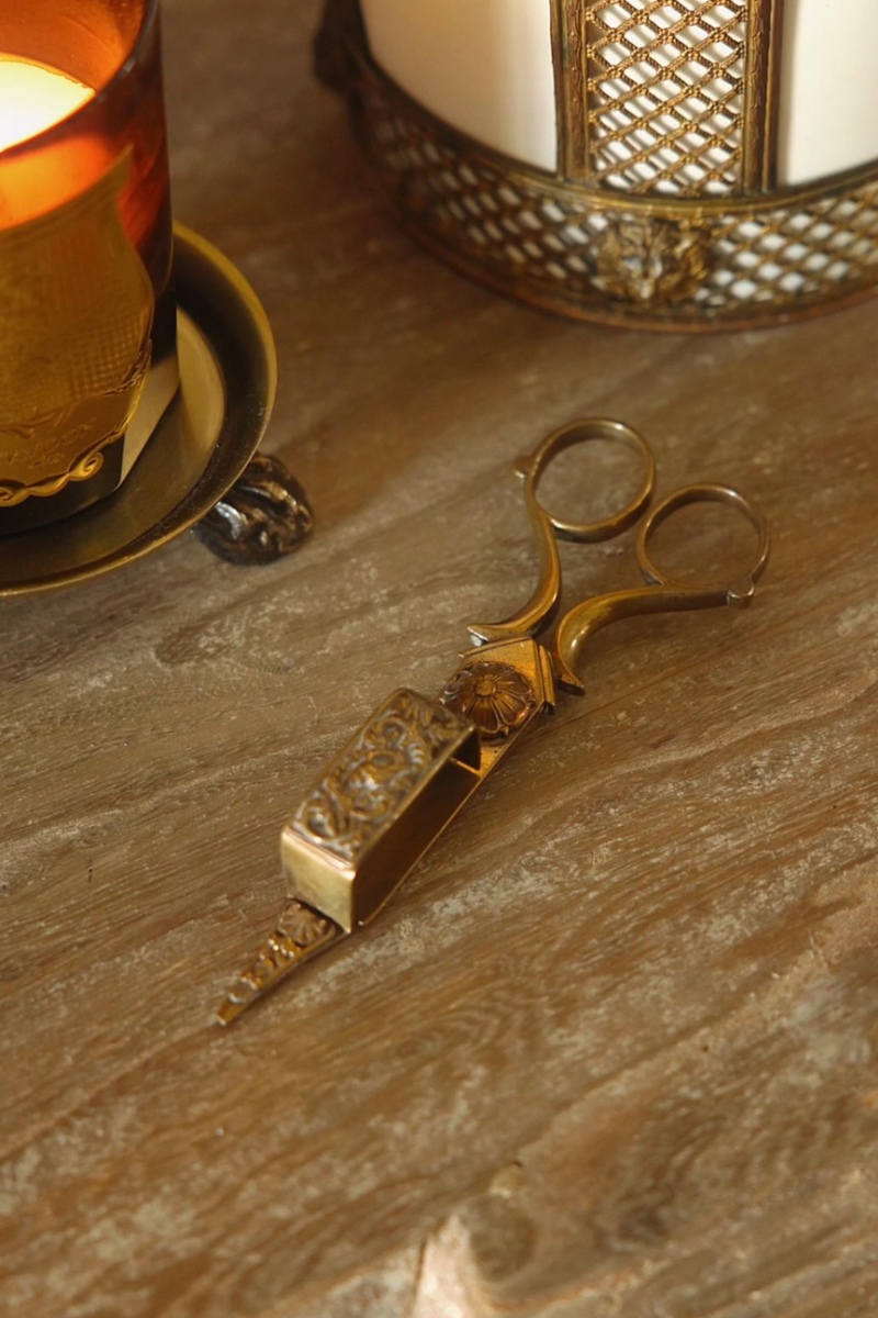 19th C. French Brass Wick Trimmers