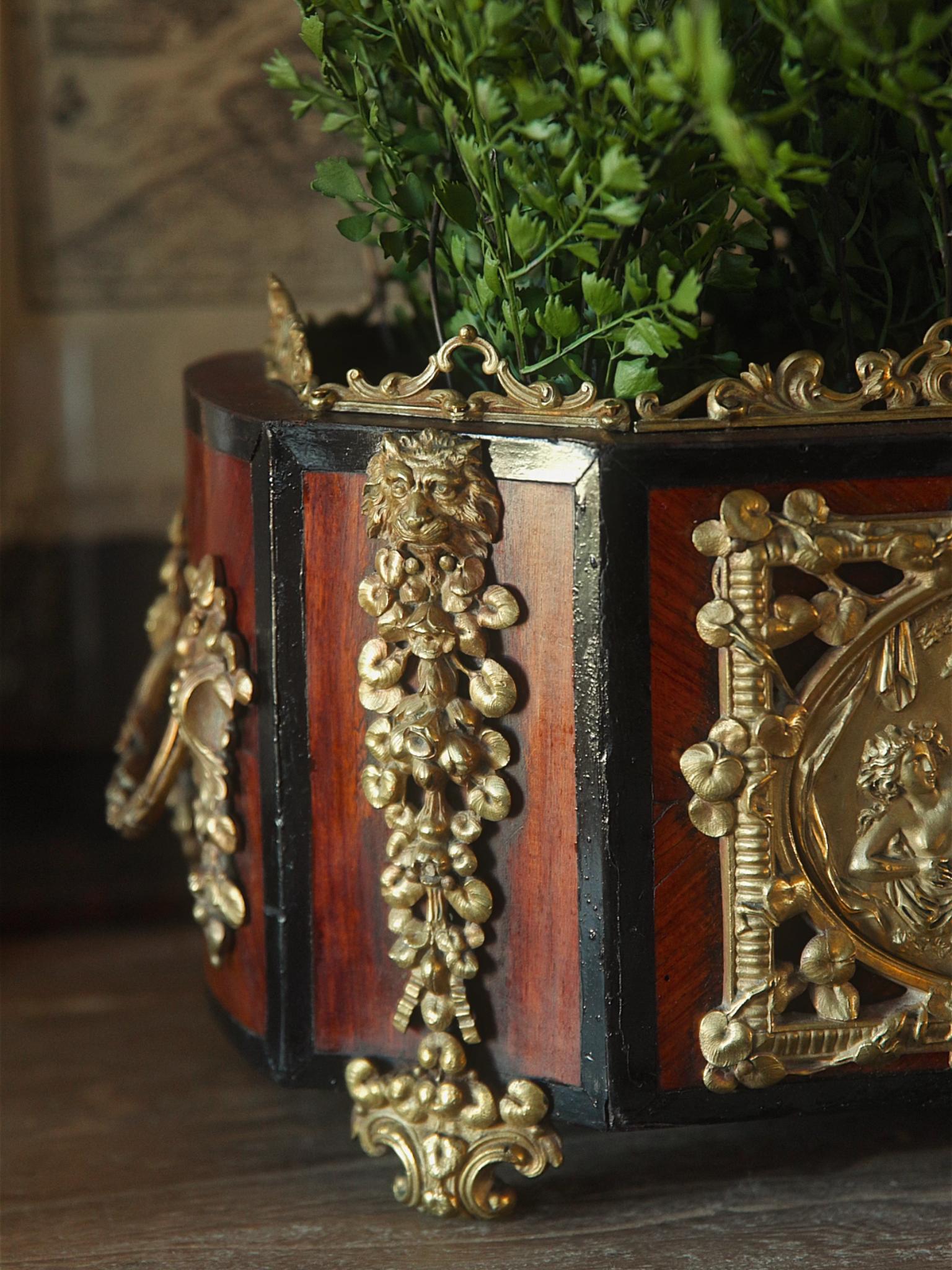 19th-Century French Louis XV–Style Ormolu Mounted Jardinère
