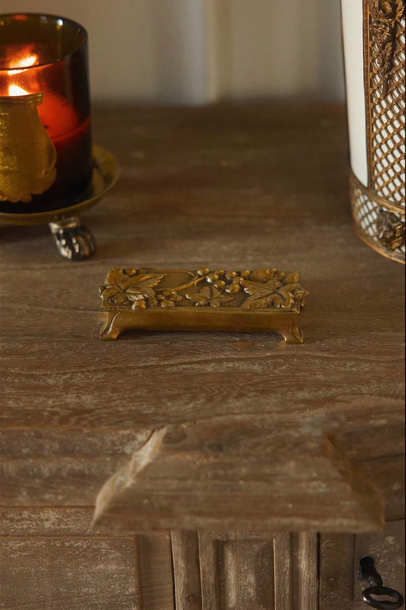 Brass Grapevine Desk Box