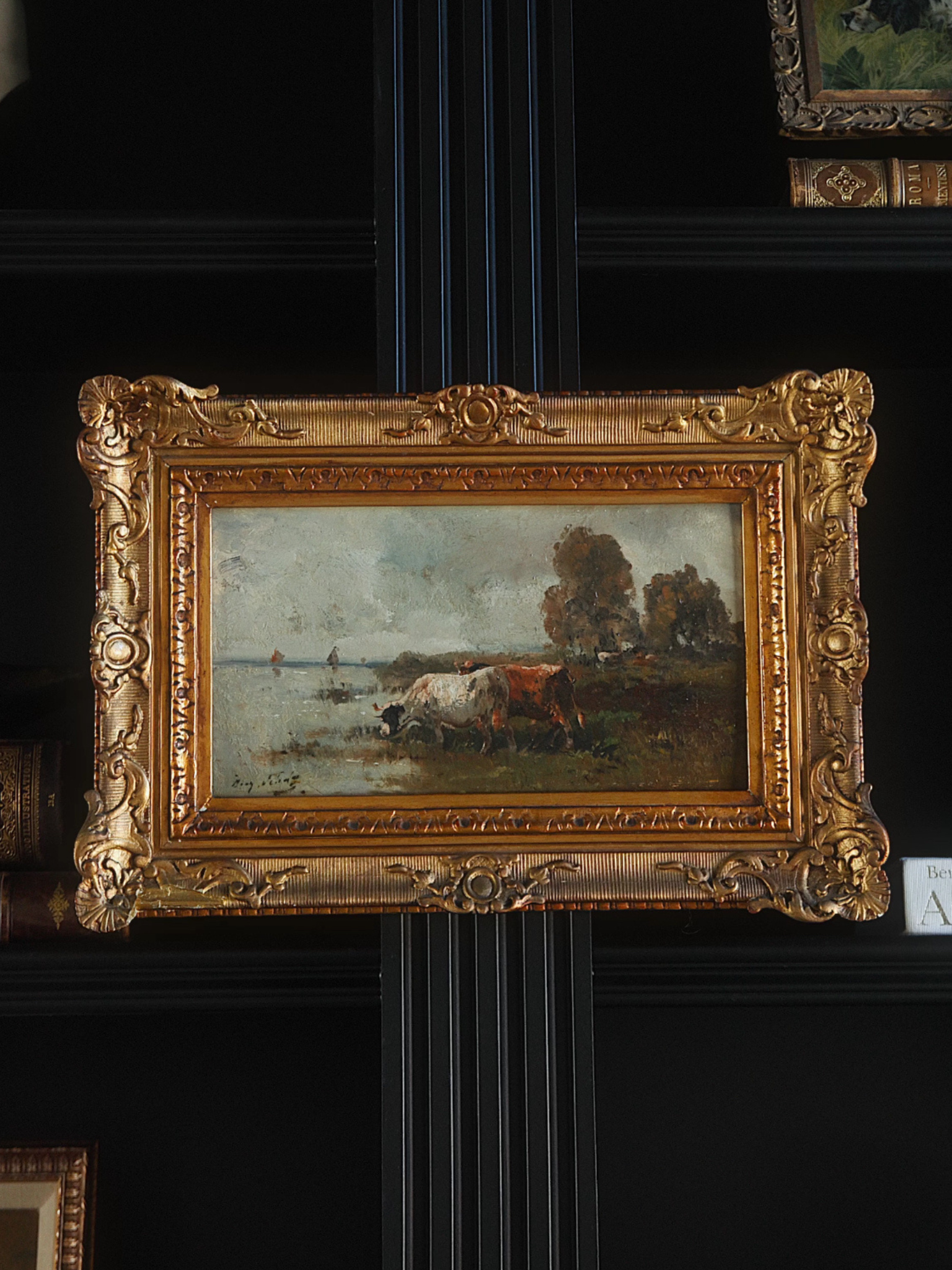 19th-Century Pastoral Landscape by Henry Schouten (1860–1927)