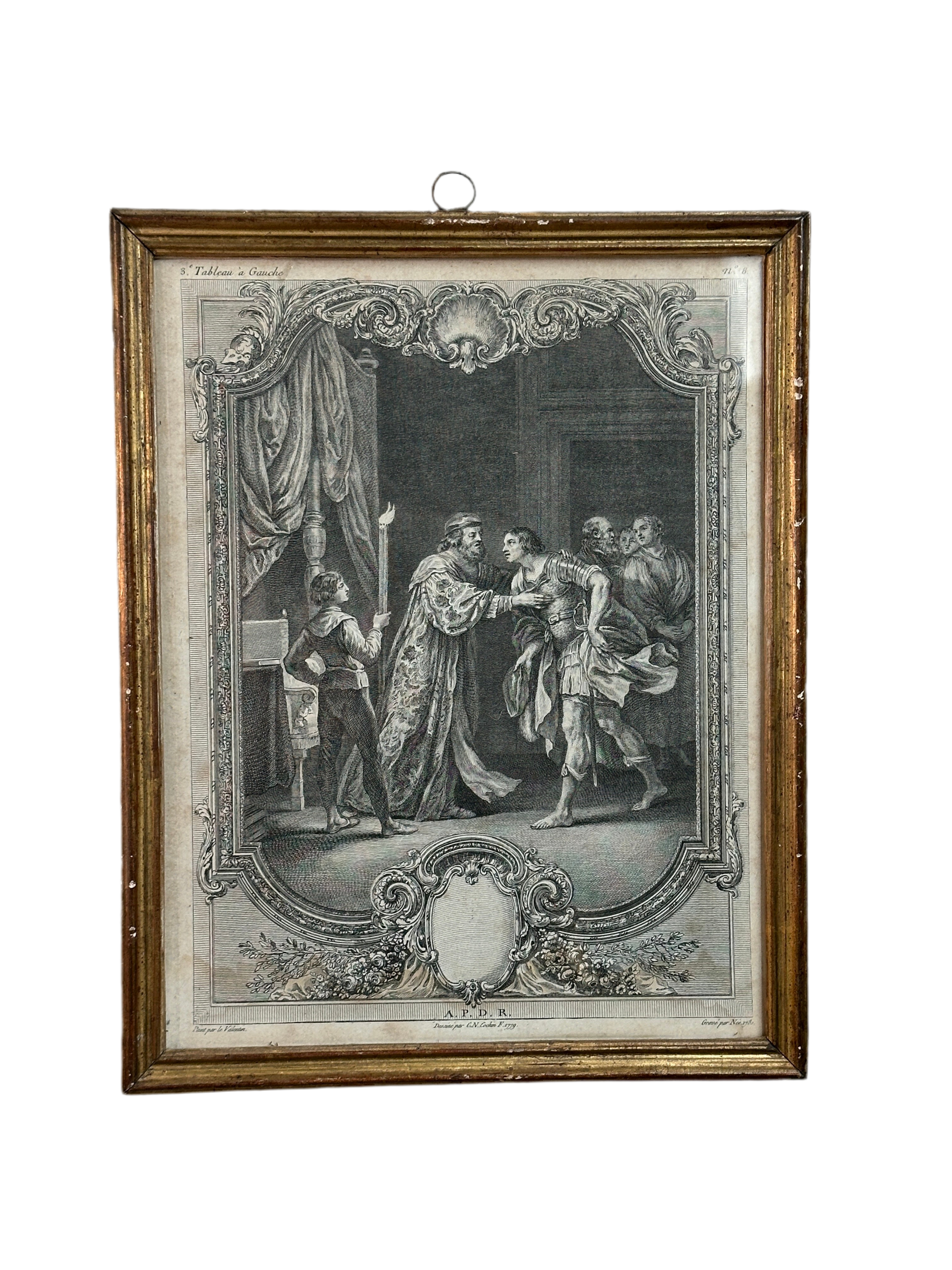 Set of Four 18th Century French Rococo Engravings