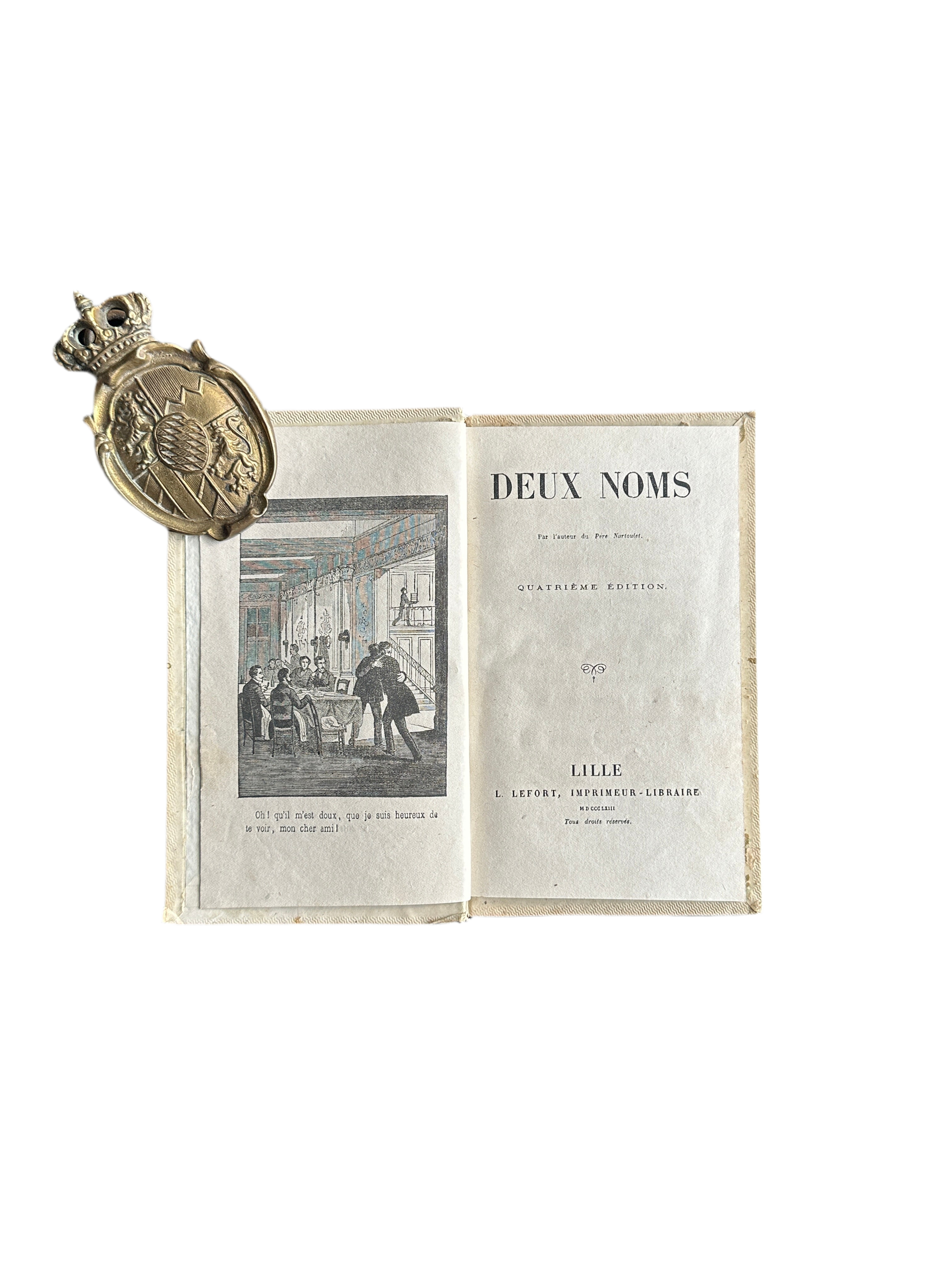 19th Century French Cartonnage "Duex Noms" - 1972