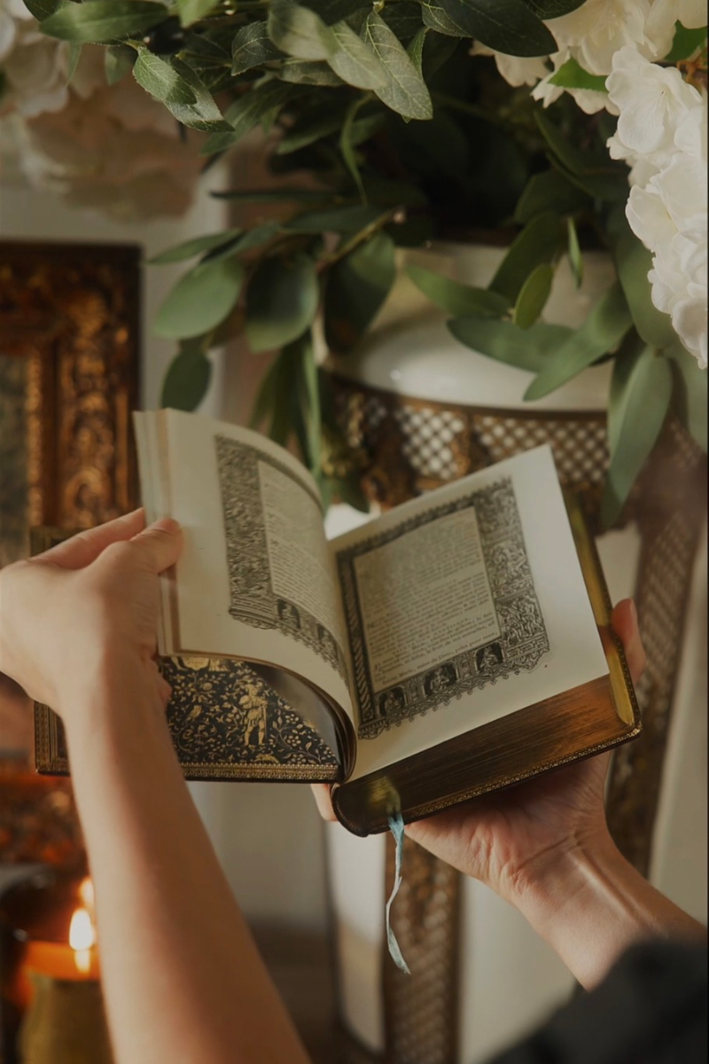 19th C. Parisian Missal with Decorative Gilt Trim