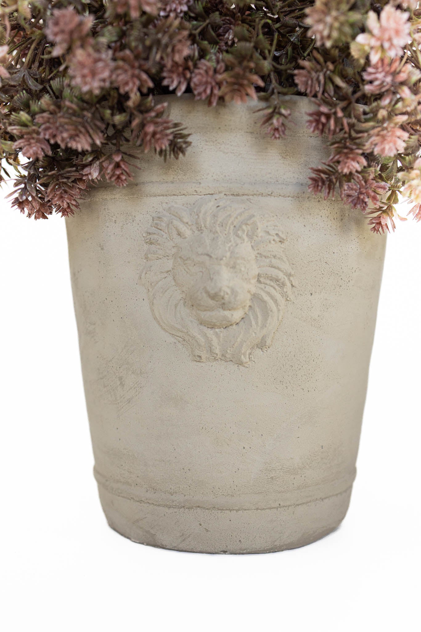 Large Concrete Lion Planter