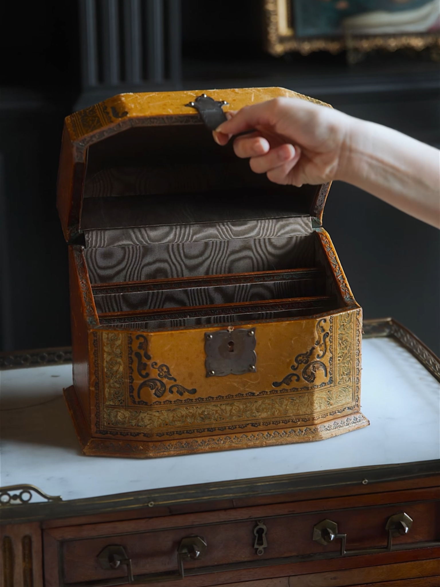 19th Century French Letter Box