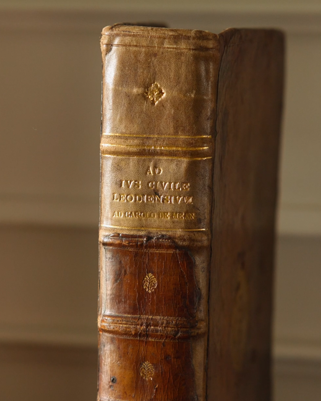 Early 18th Century Latin Law Book — Ius Civile Leodiensium (Leiden Civil Law), 1709