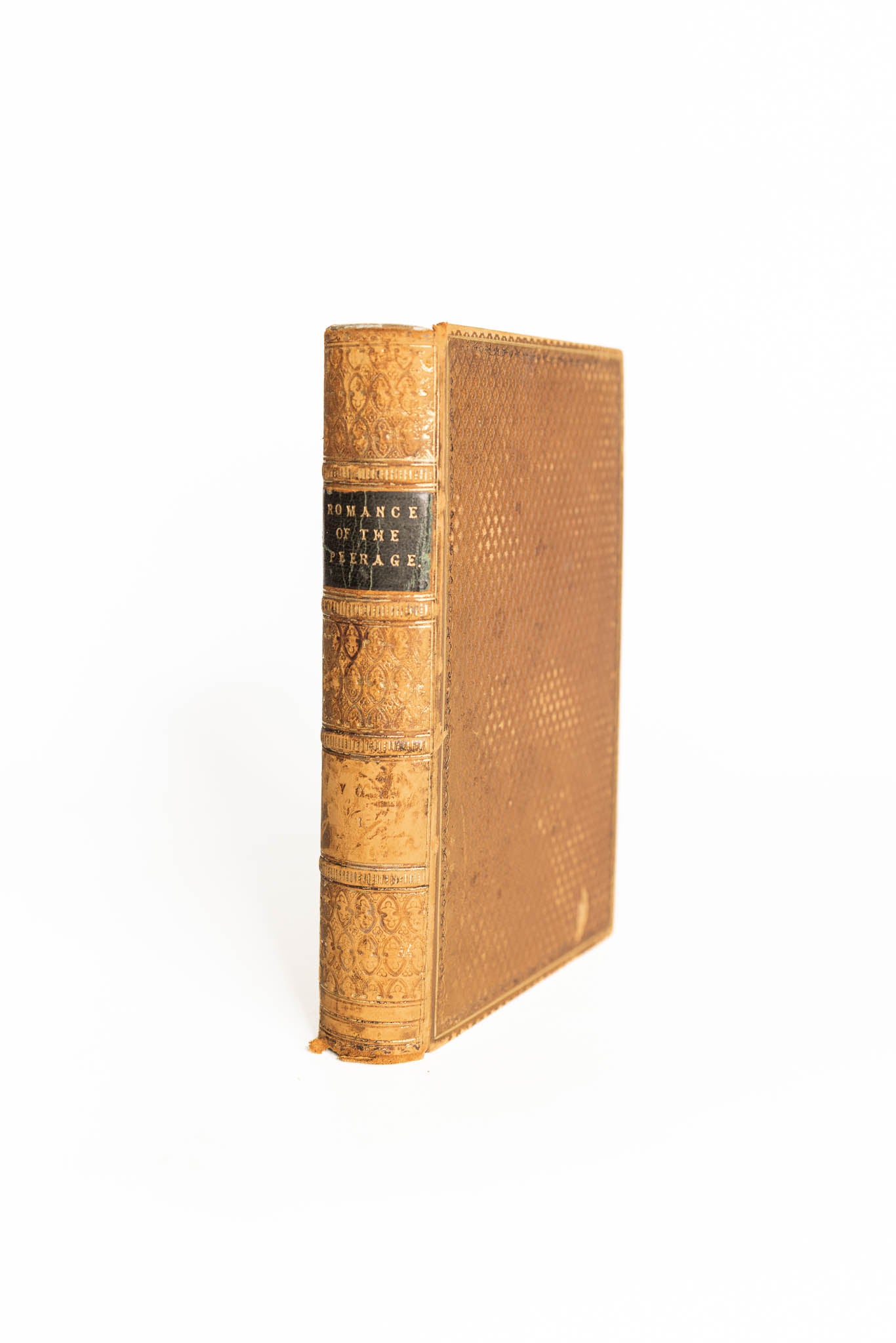 1848 Romance of the Peerage Leatherbound