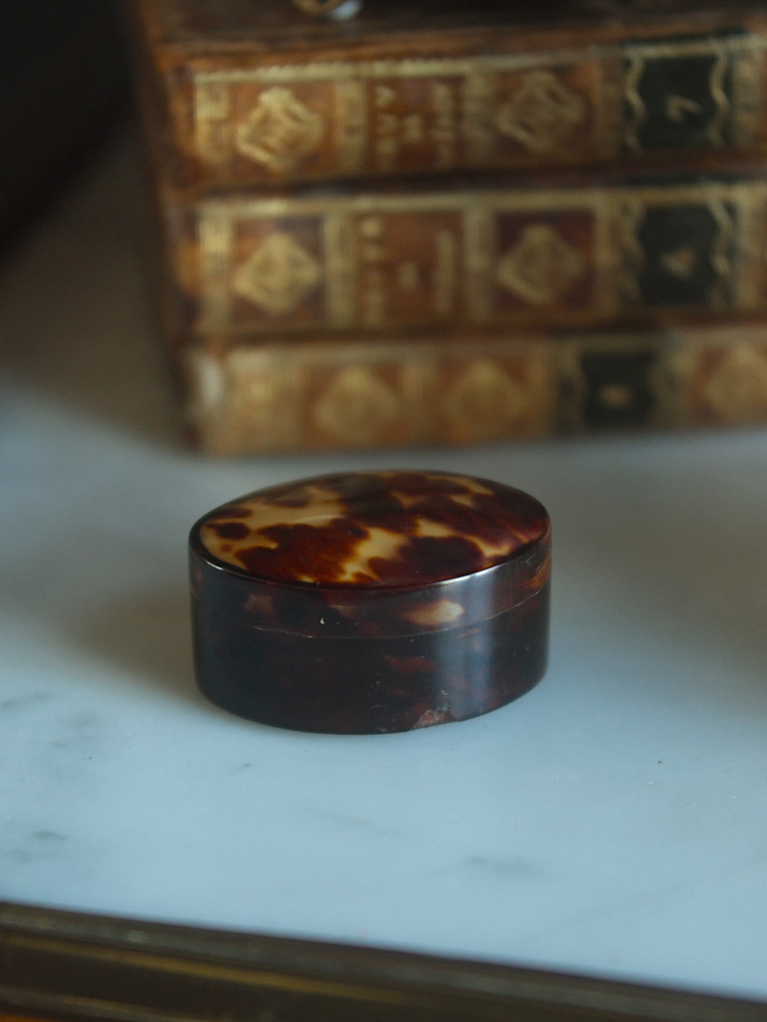 19th Century Tortoiseshell Snuff Box