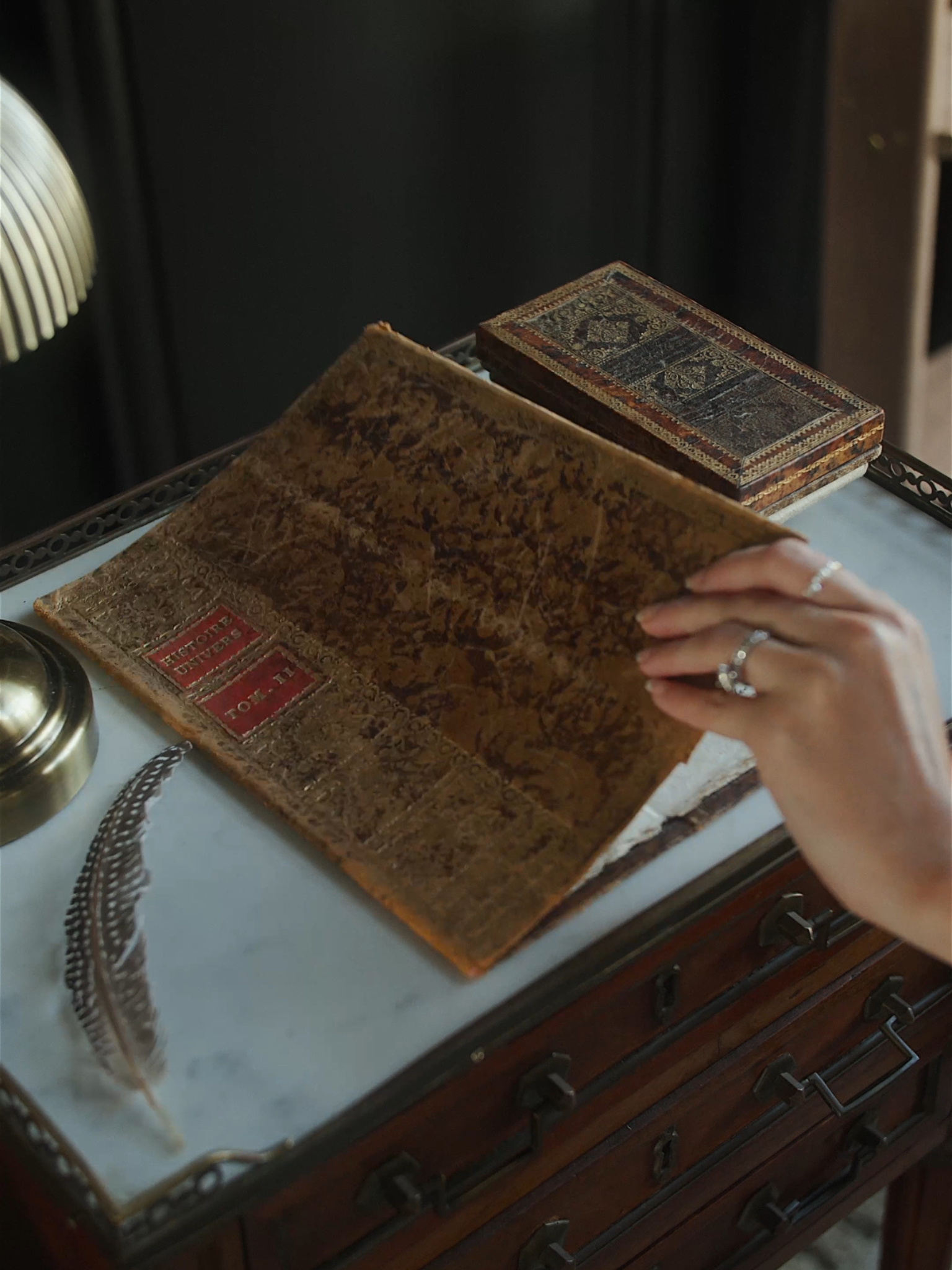 19th Century French Leather Document Folder