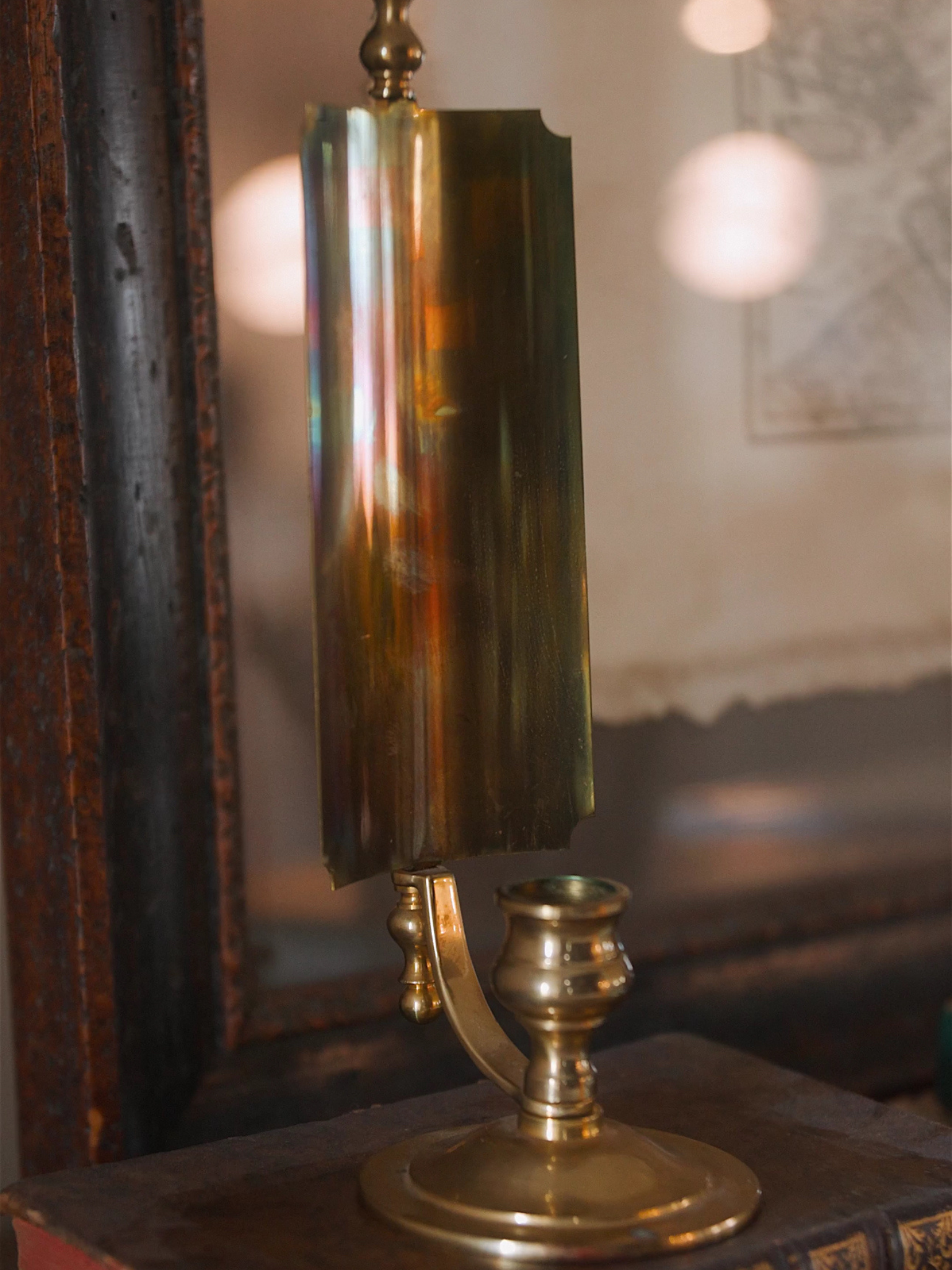 Brass Candle Screen