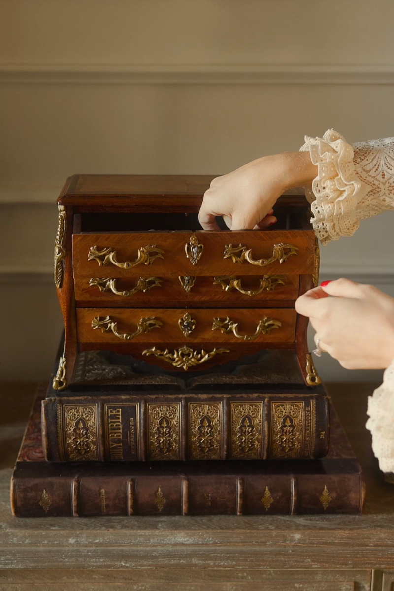 19th-Century French Louis XV-Style Miniature Commode Salesman Sample