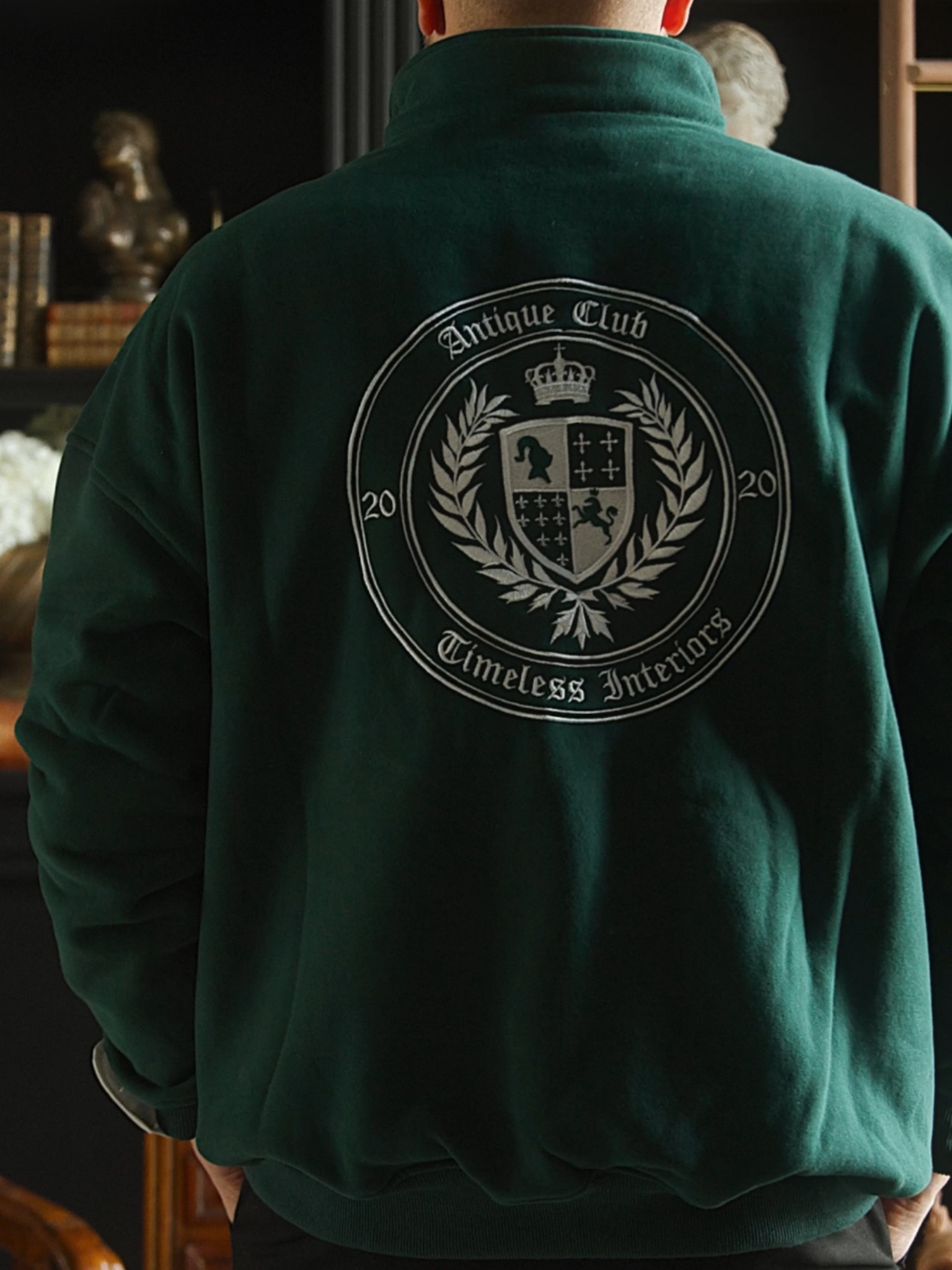 Sage Heritage Antique Club Quarter Zip