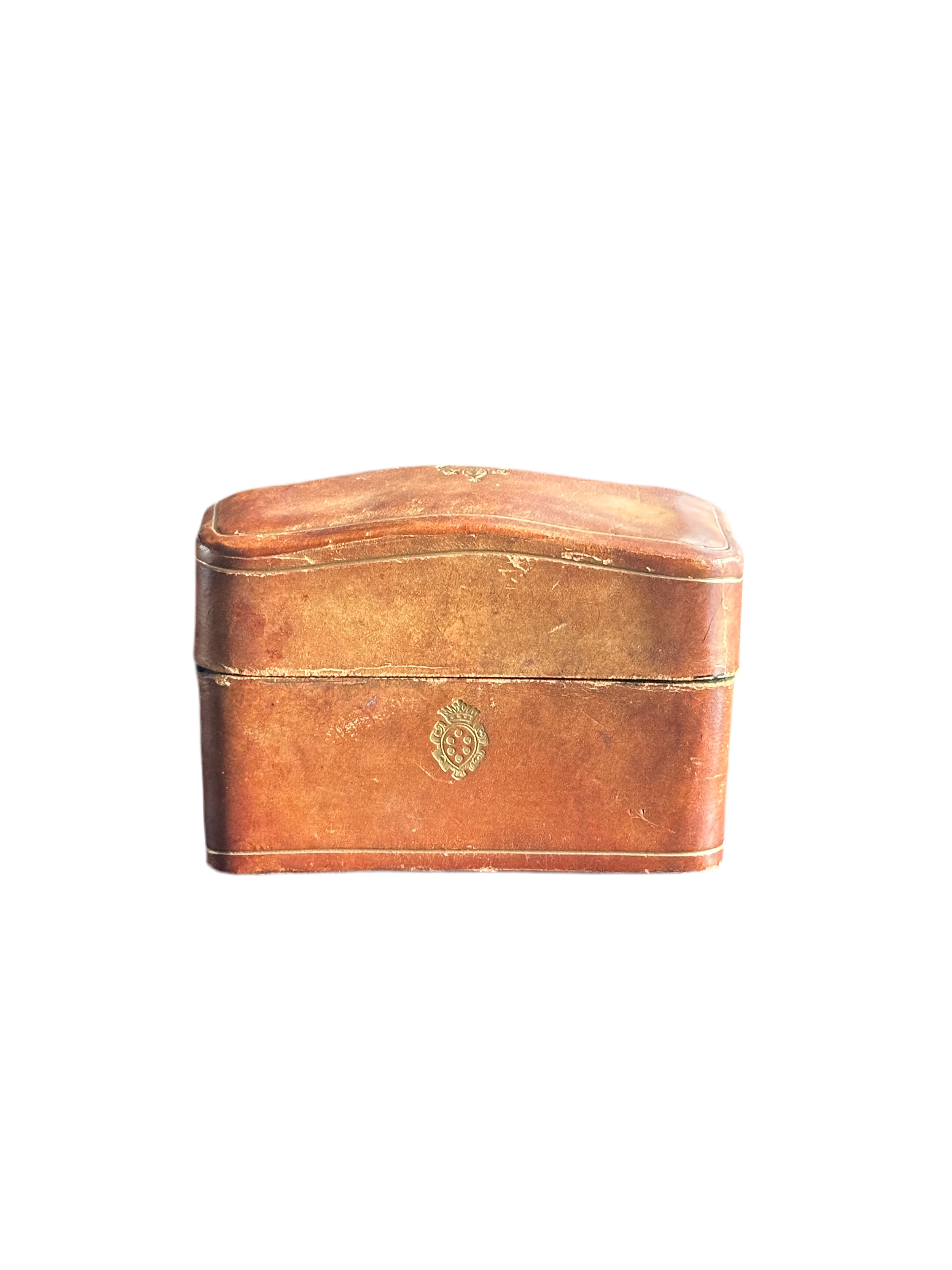 Leather Italian Double Card Deck Box