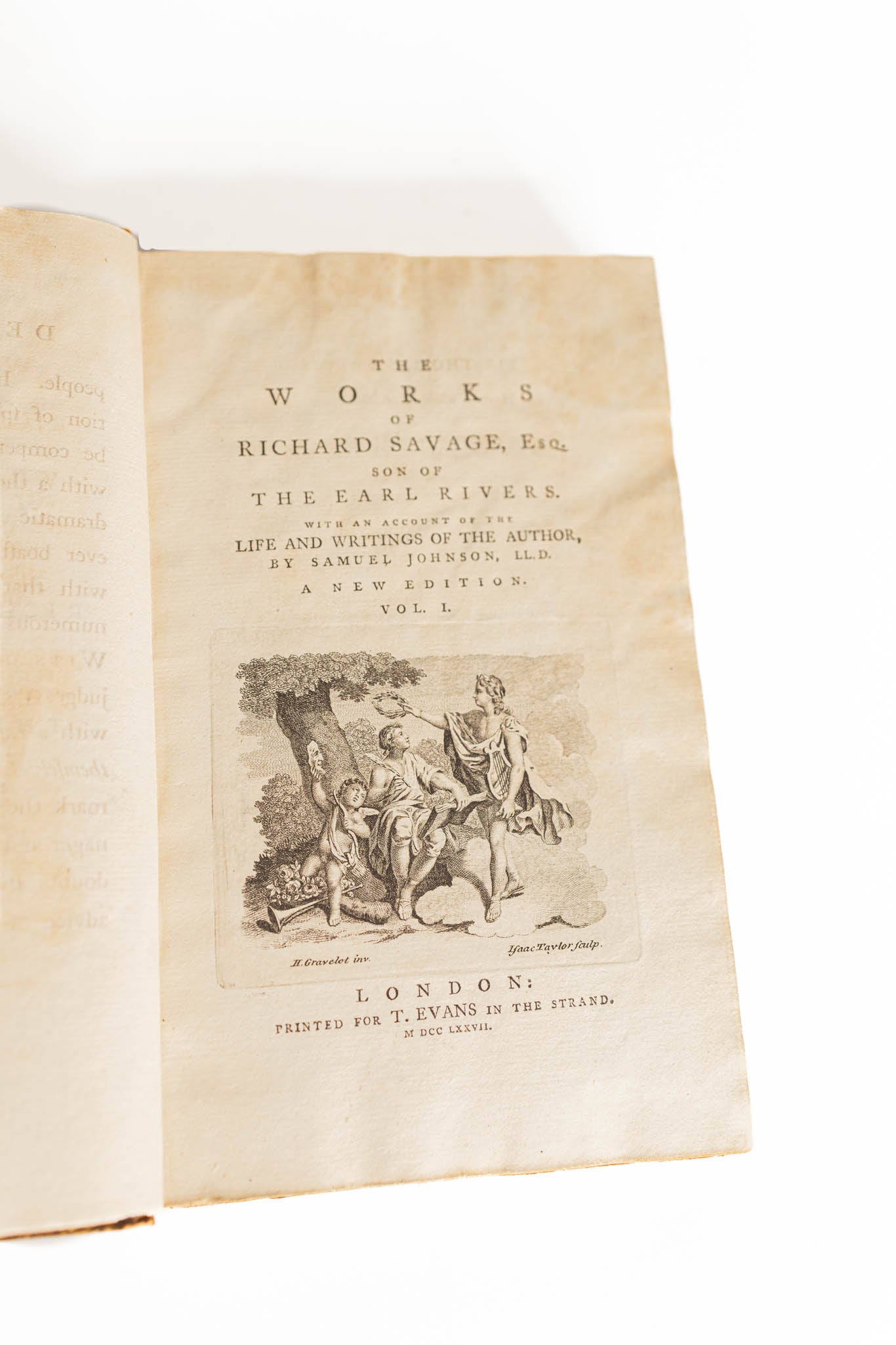 1772 The Works of Richard Savage