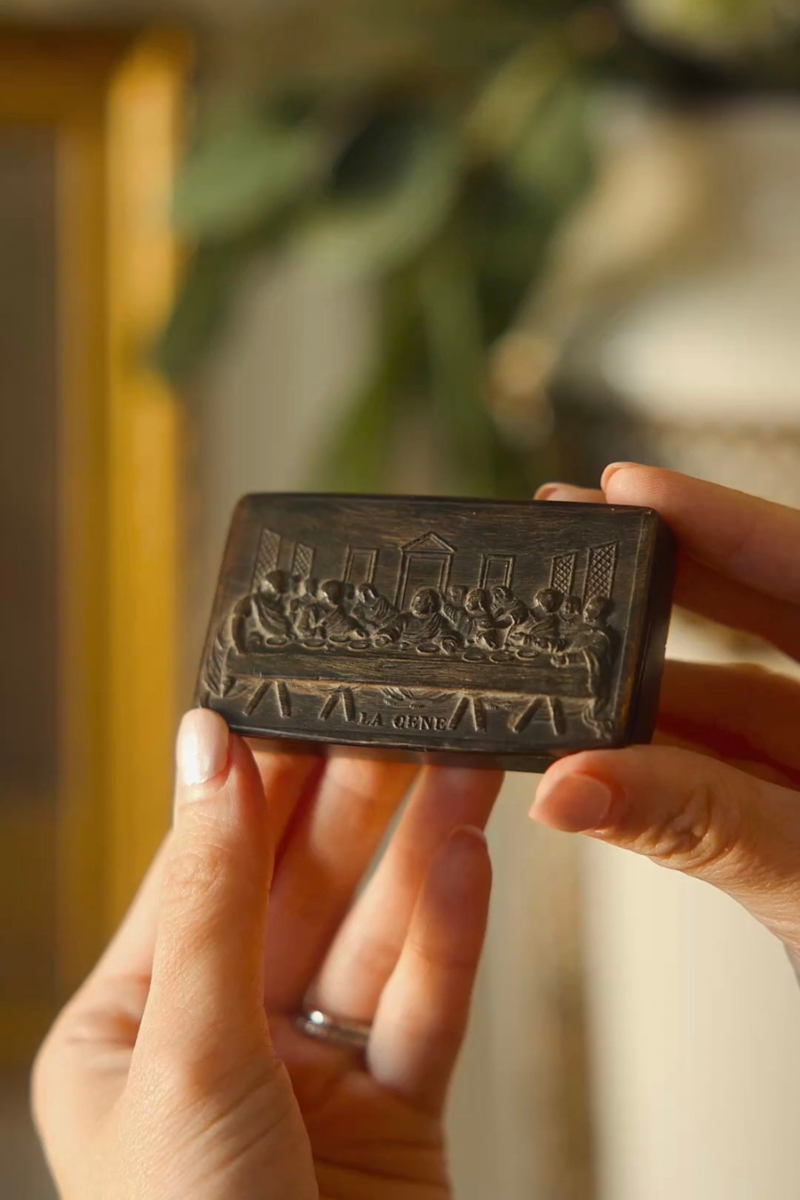 19th C. French Last Supper Box